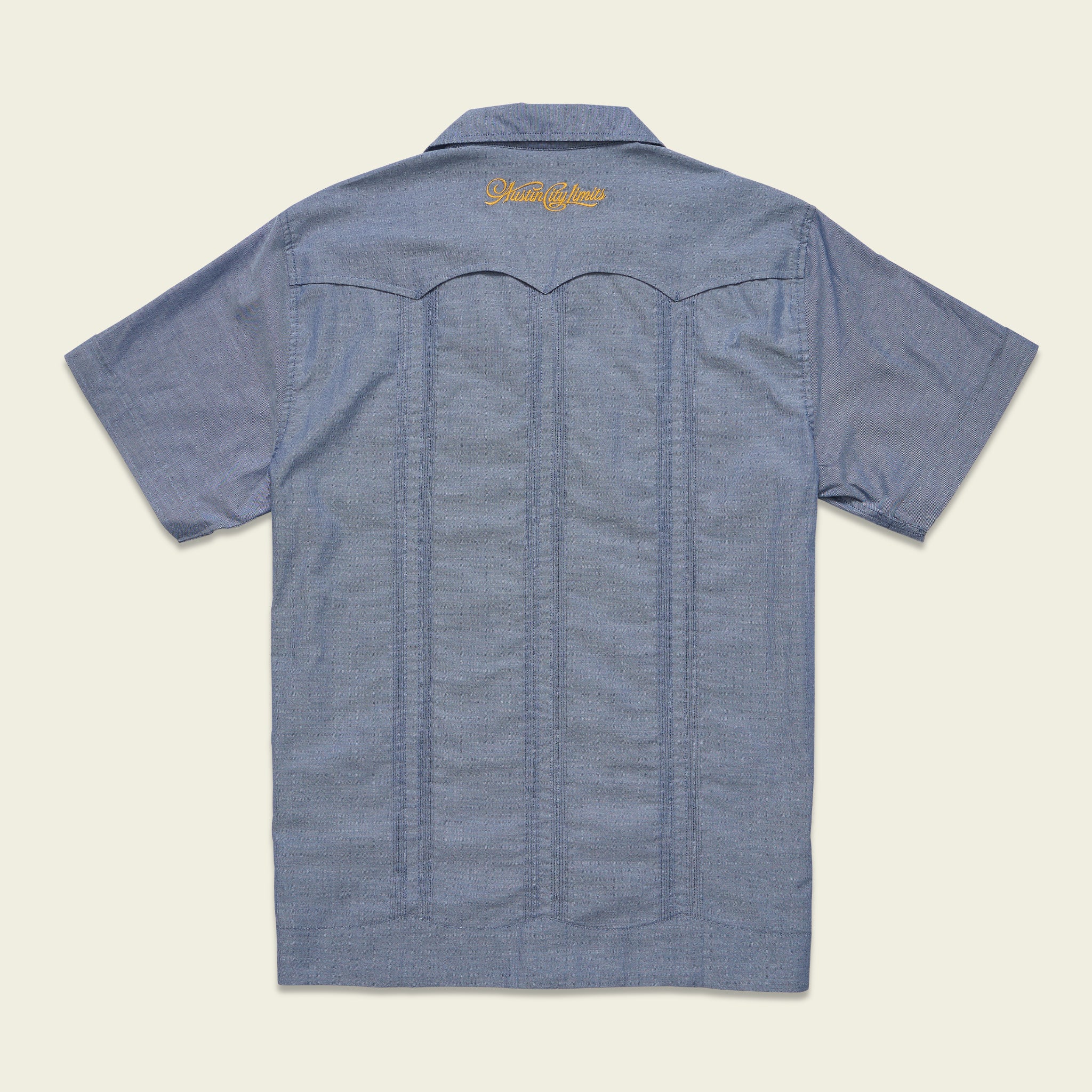 ACL Fest 2025 Guayabera Shirt - Rosas Amarillas : Azul - Image 10