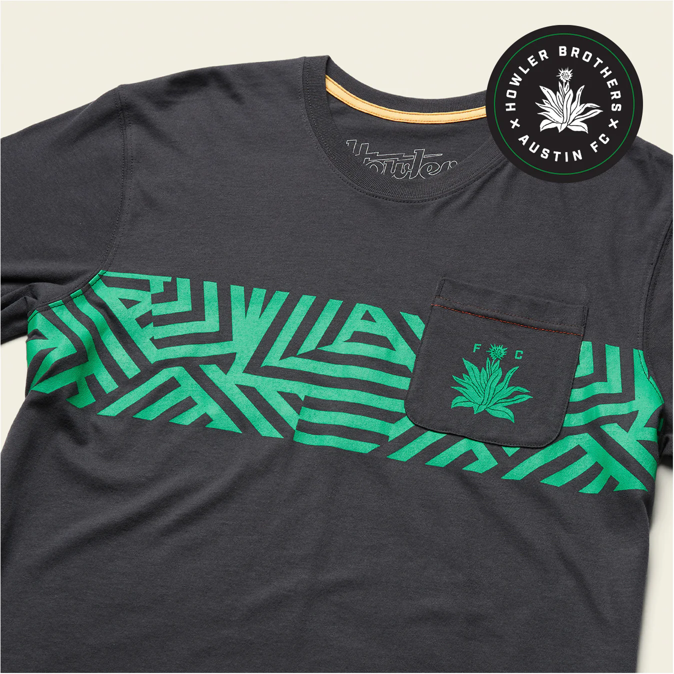 Howler Brothers x Austin FC Pocket T-Shirt - Image 3