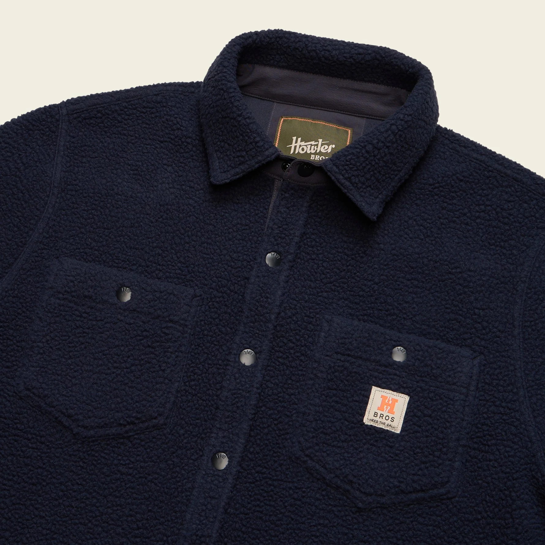 Allegheny Fleece Overshirt - Dark Indigo - Image 3