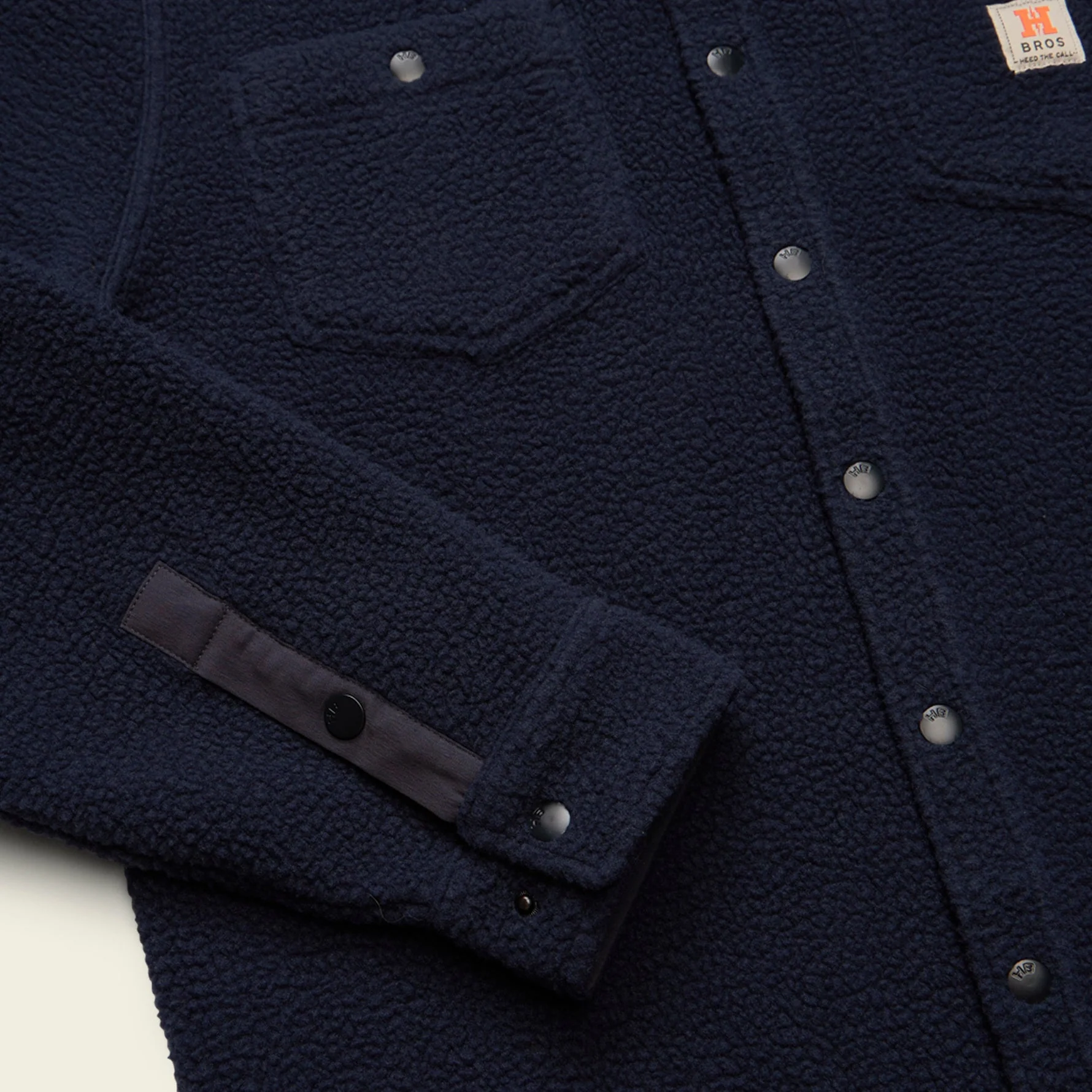 Allegheny Fleece Overshirt - Dark Indigo - Image 6