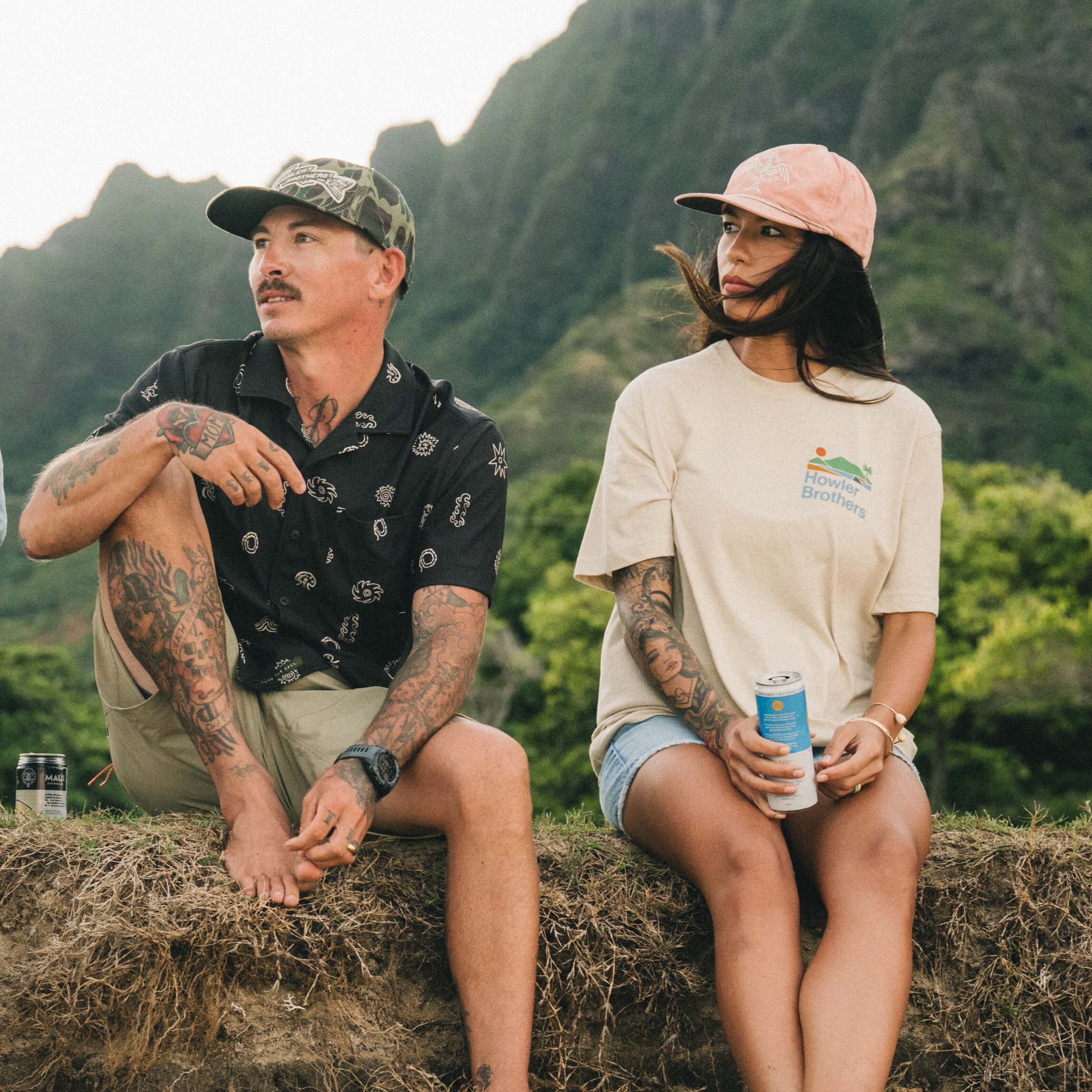 Bahía de Howler T-Shirt - Sand Heather - Image 6