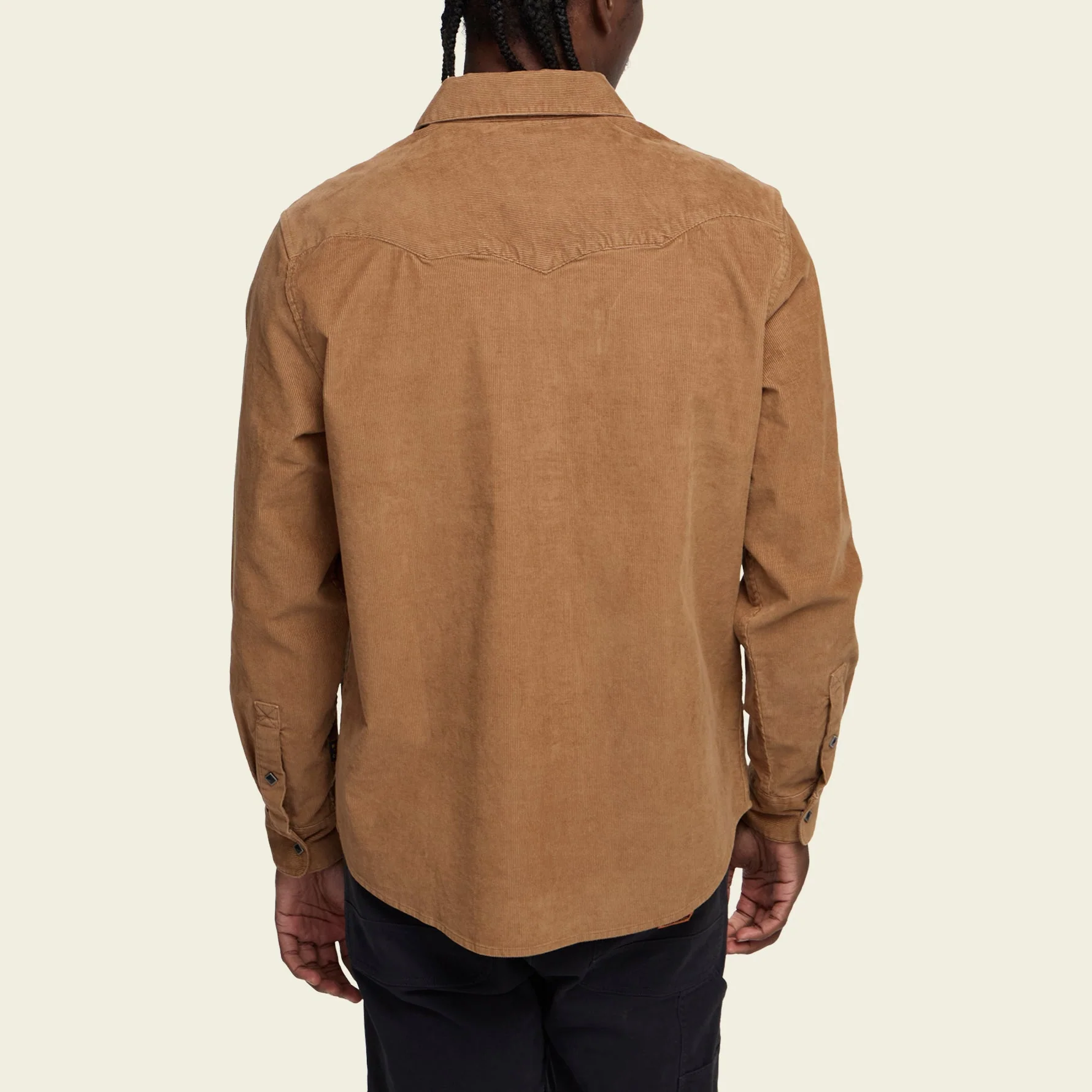 Banning Corduroy Snapshirt - Duck Brown - Image 5