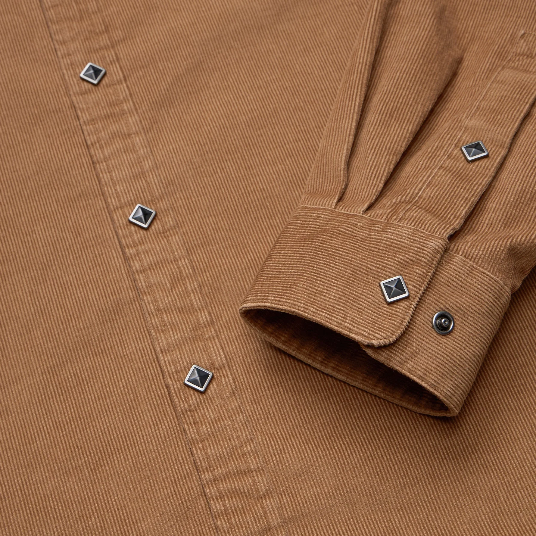 Banning Corduroy Snapshirt - Duck Brown - Image 6