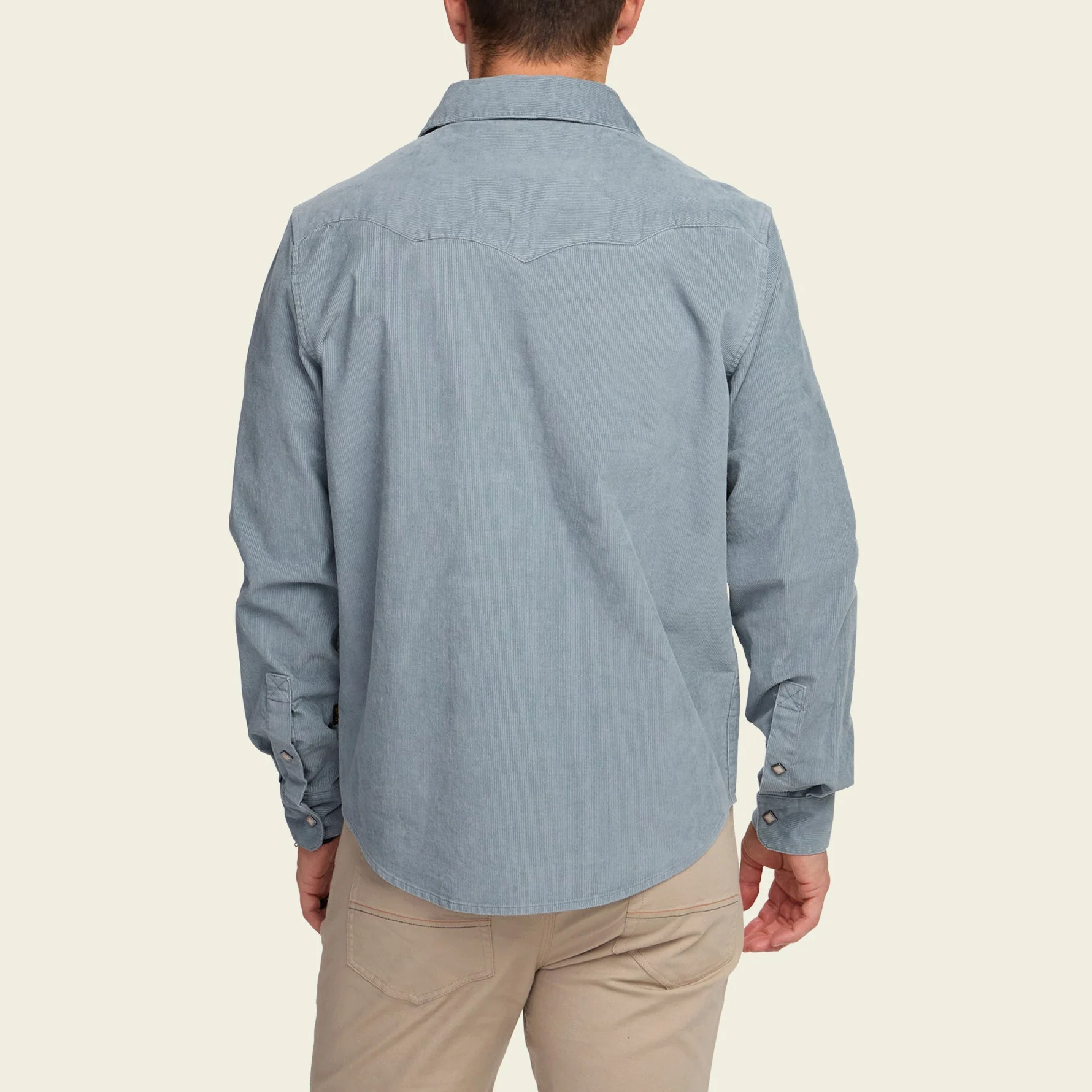 Banning Corduroy Snapshirt - Iron Blue - Image 5