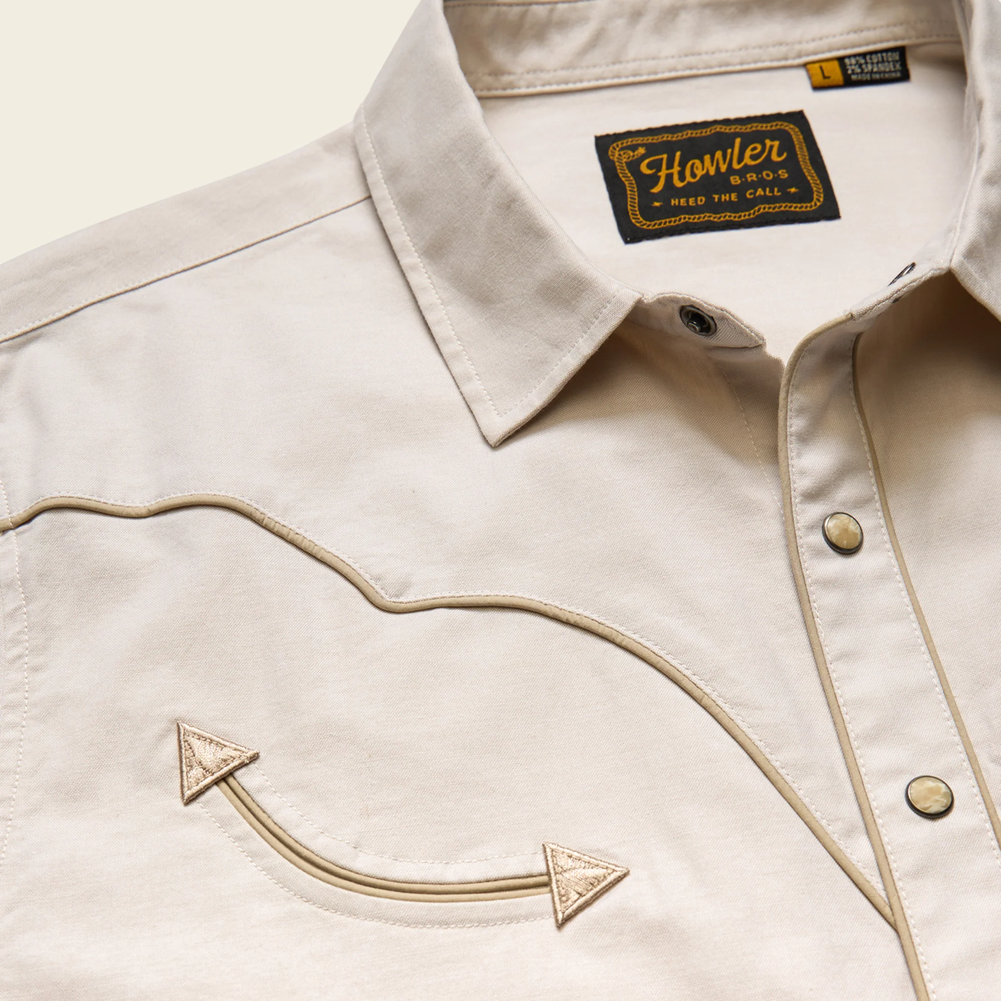 Broncbuster Snapshirt - Sand - Image 5