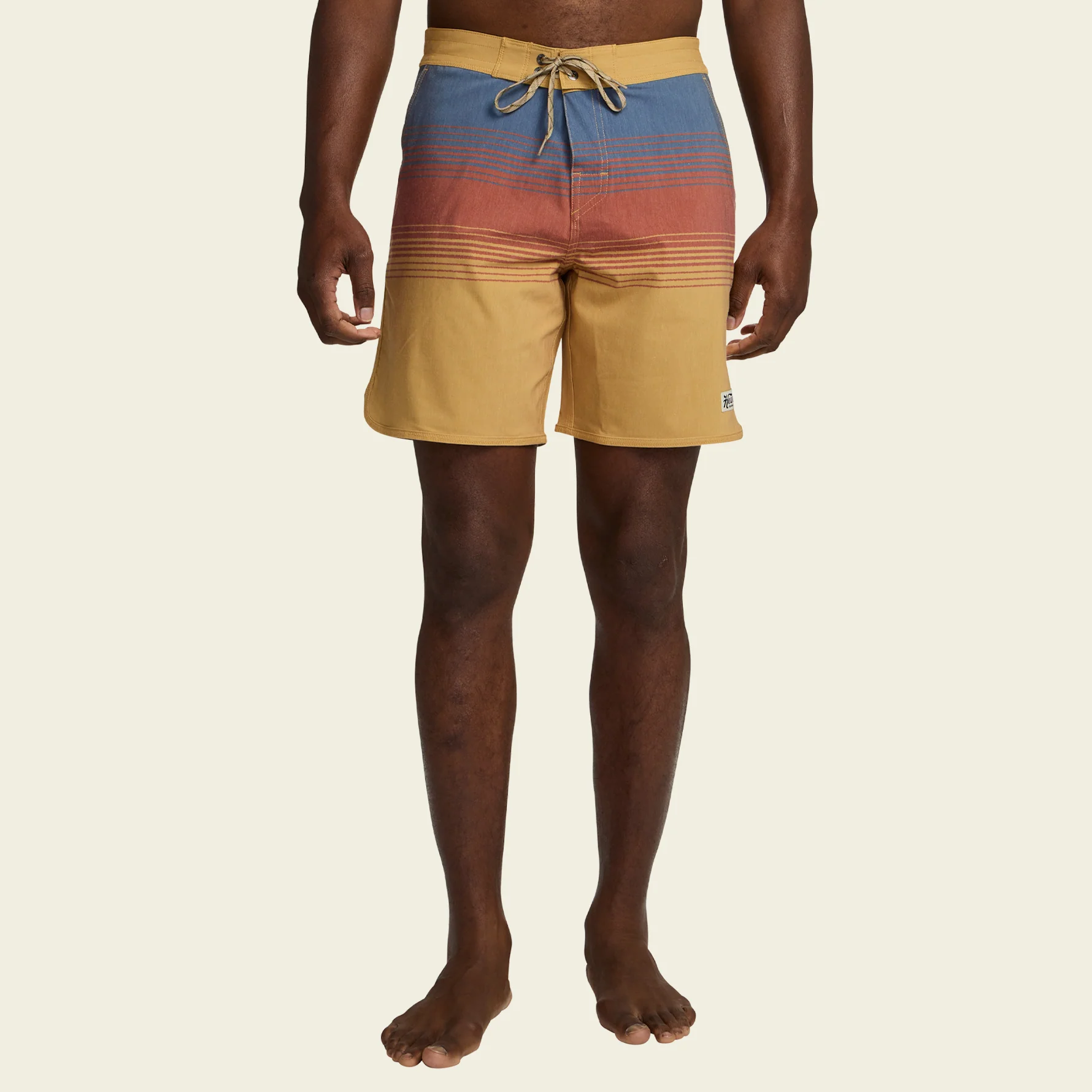 Bruja Boardshorts 18.5" - Meridians : Old Gold - Image 3