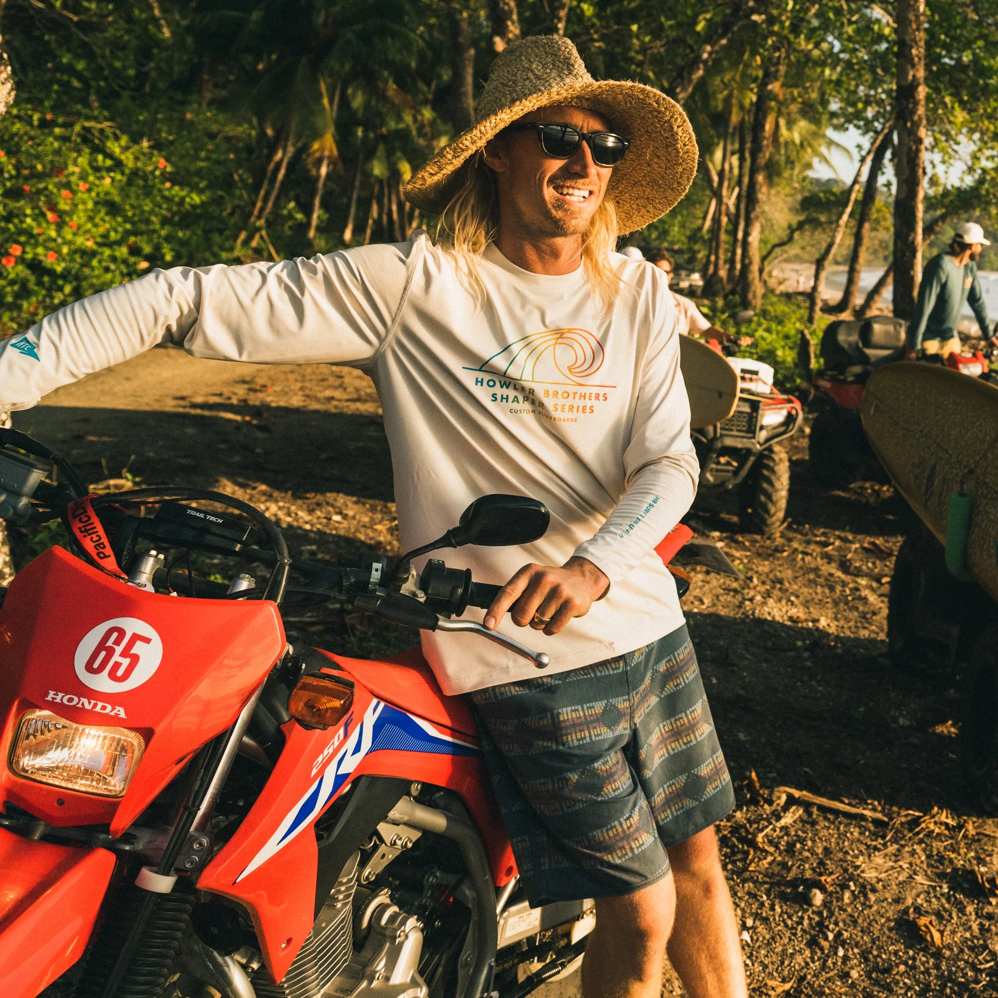 Bruja Boardshorts 18.5" - Mescal : Petrol - Image 2