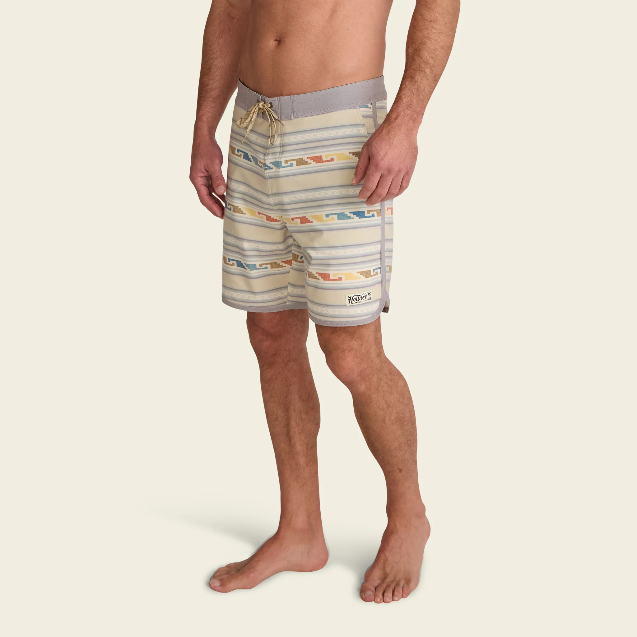 Bruja Boardshorts 18.5" - Temple Tracks : Sand - Image 3