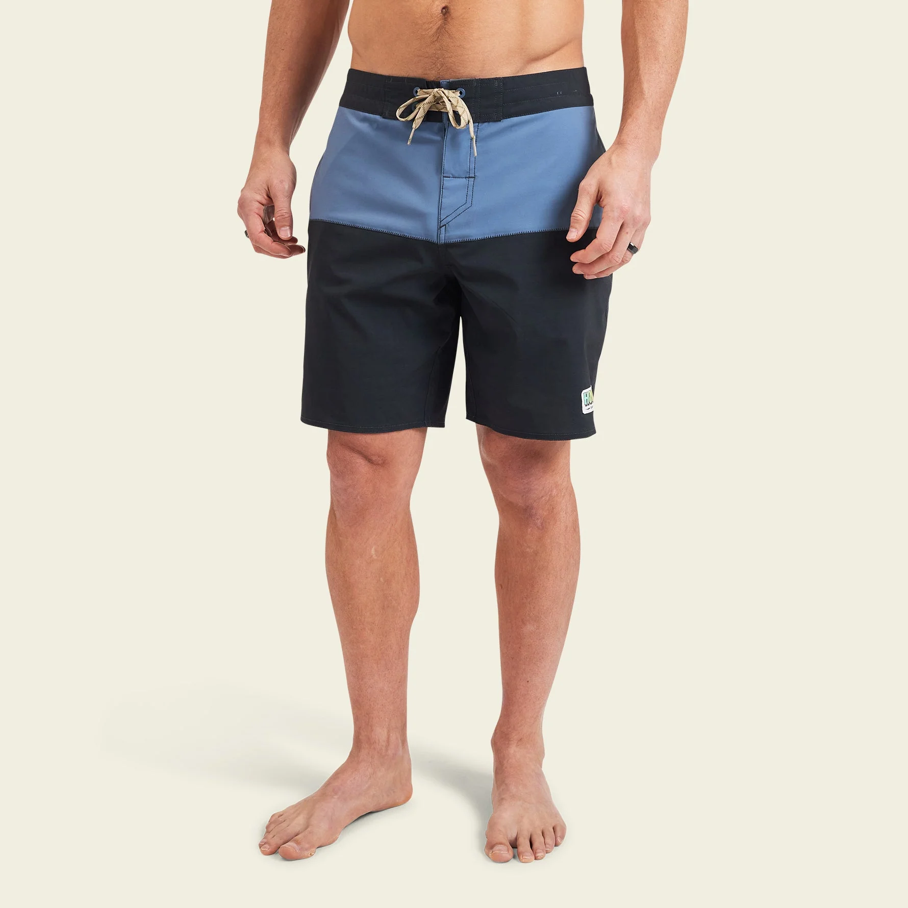 Buchannon Boardshorts 18" - HB Chargers : Black / Blue Mirage - Image 4