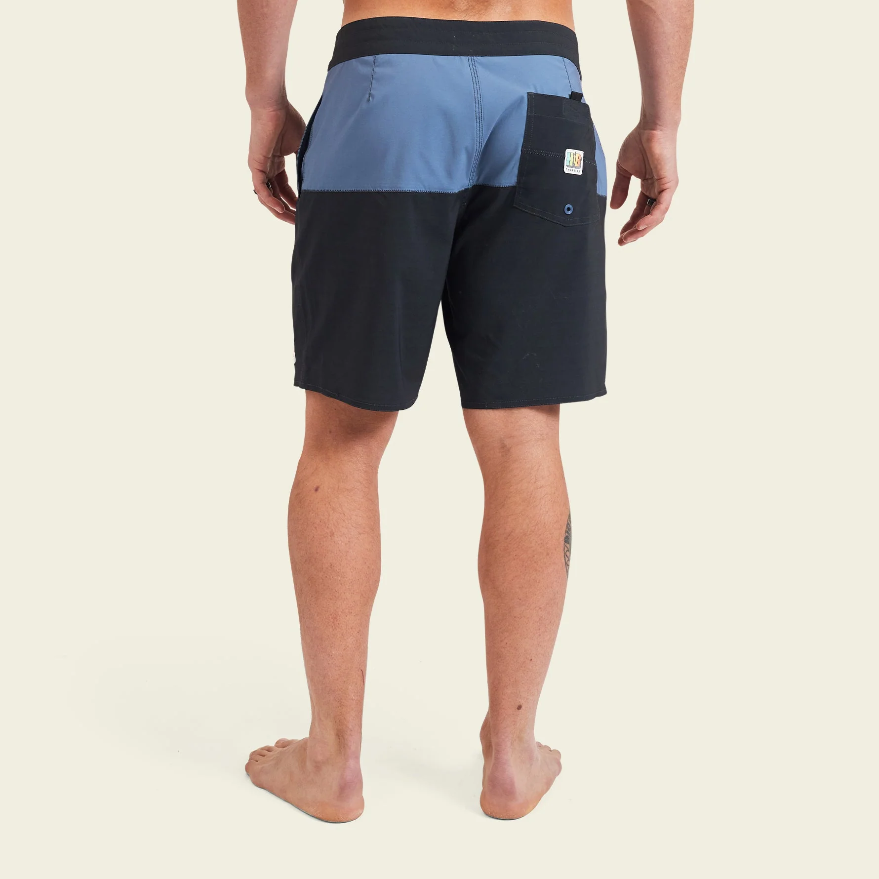 Buchannon Boardshorts 18" - HB Chargers : Black / Blue Mirage - Image 5