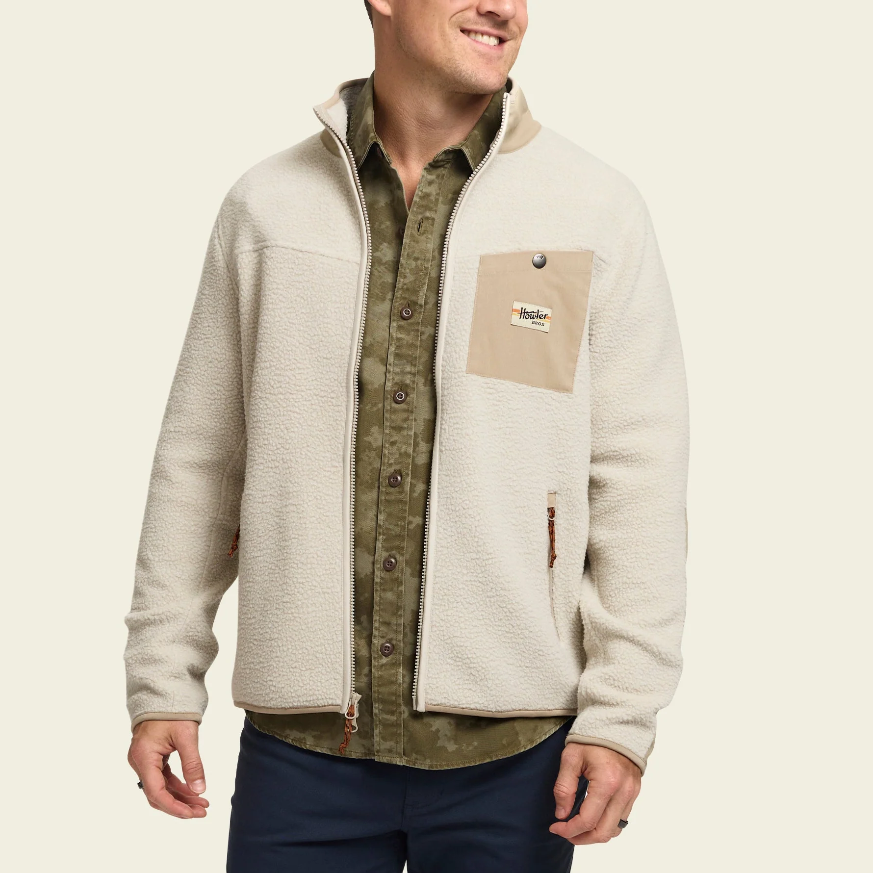 Chisos Fleece Jacket - Oatmeal - Image 4