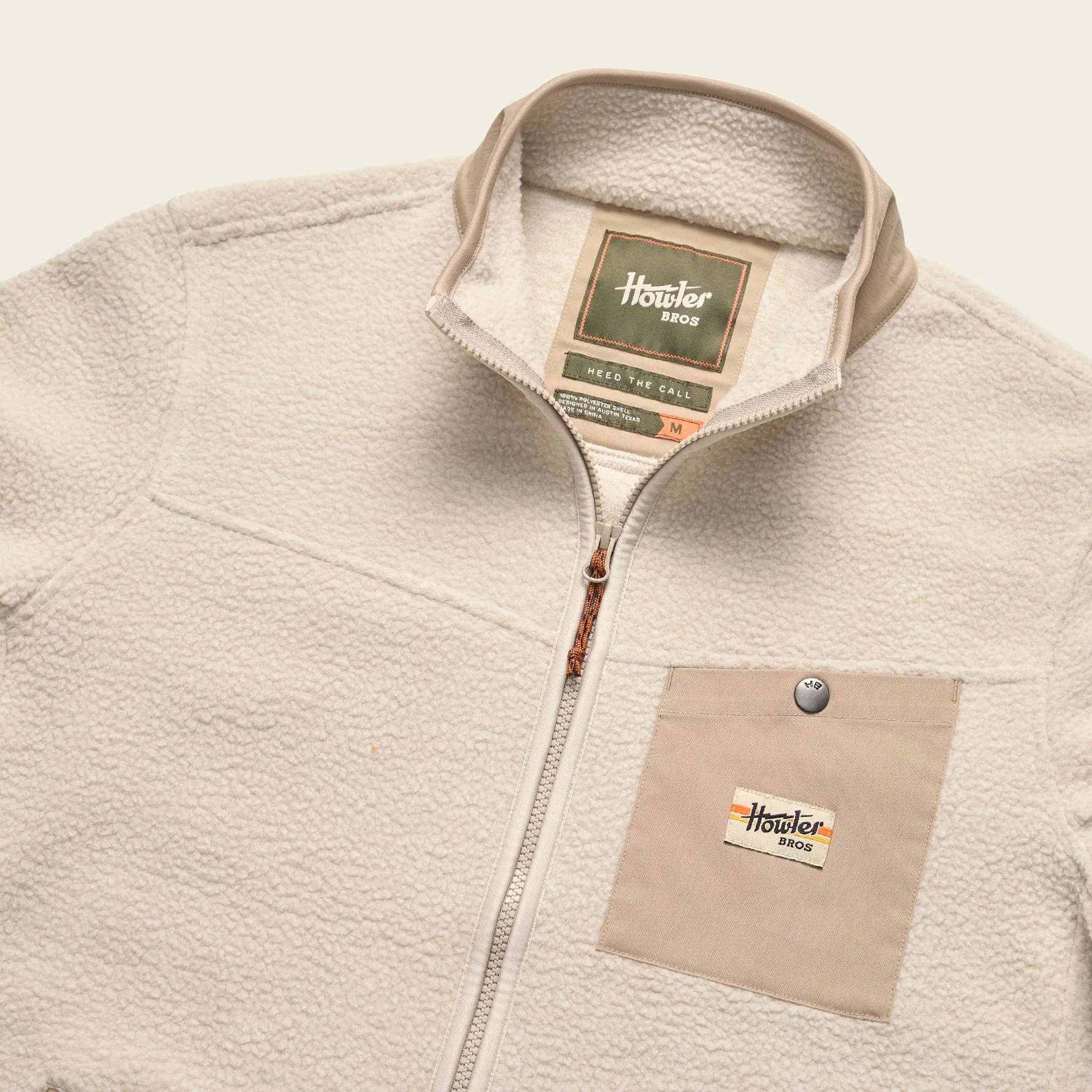 Chisos Fleece Jacket - Oatmeal - Image 6