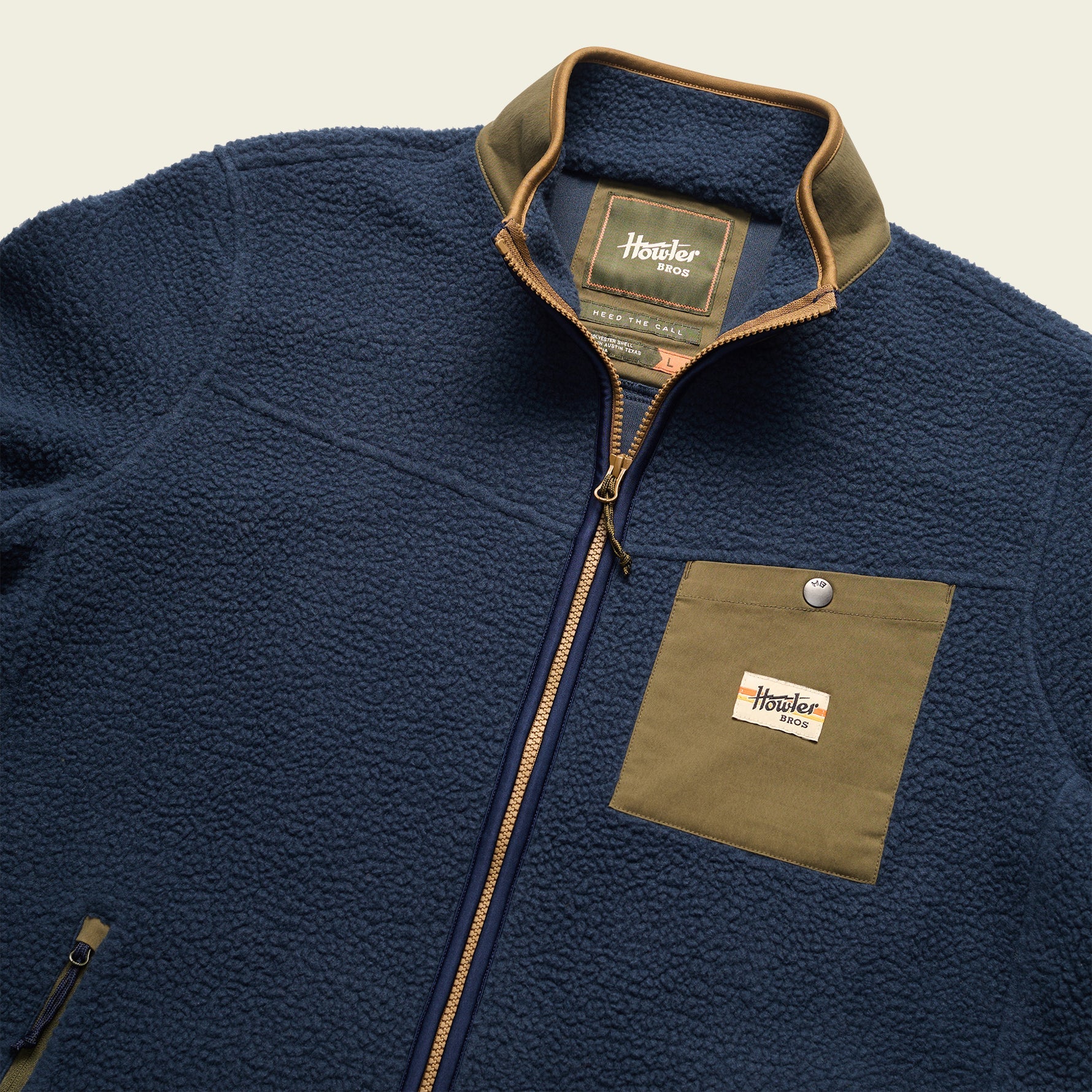 Chisos Fleece Jacket - Station Blue - Image 7