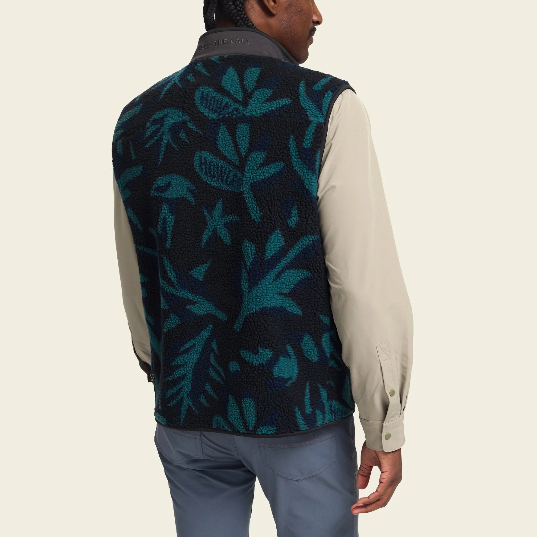 Chisos Fleece Vest - Forgotten Forest : Antique Black - Image 5