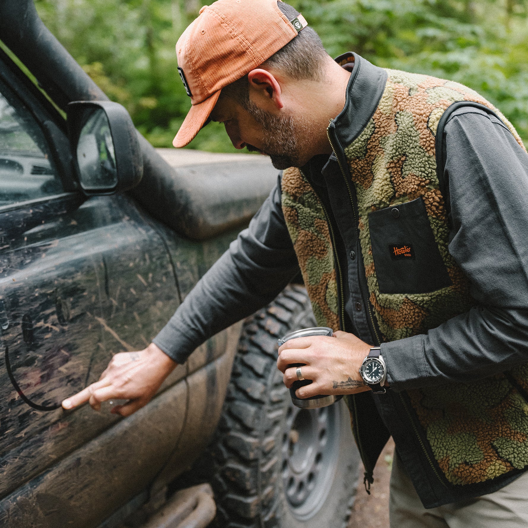 Chisos Fleece Vest - Mimetico : Fatigue - Image 2