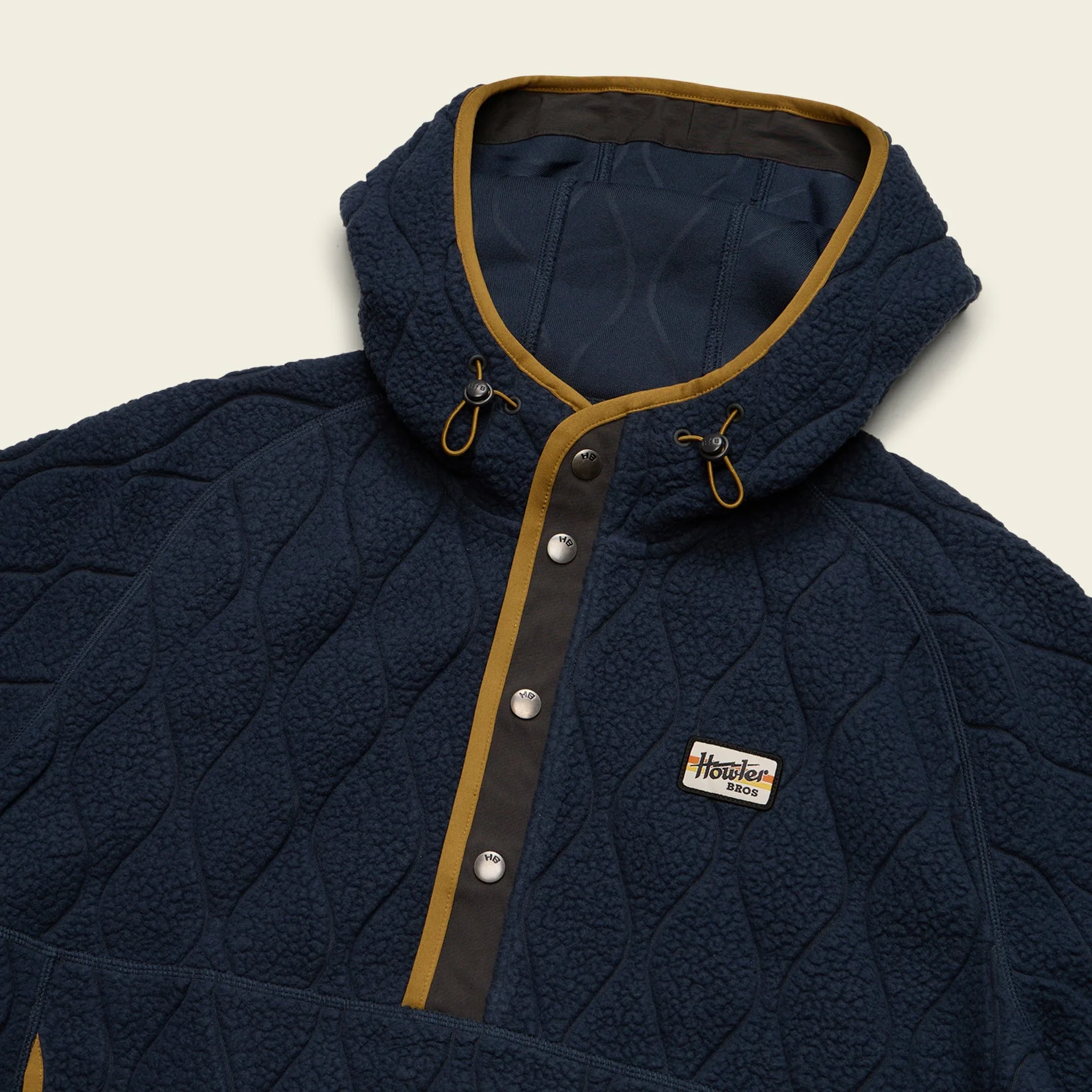 Chisos Hooded Pullover - Capillary Waves : Dark Blue - Image 3