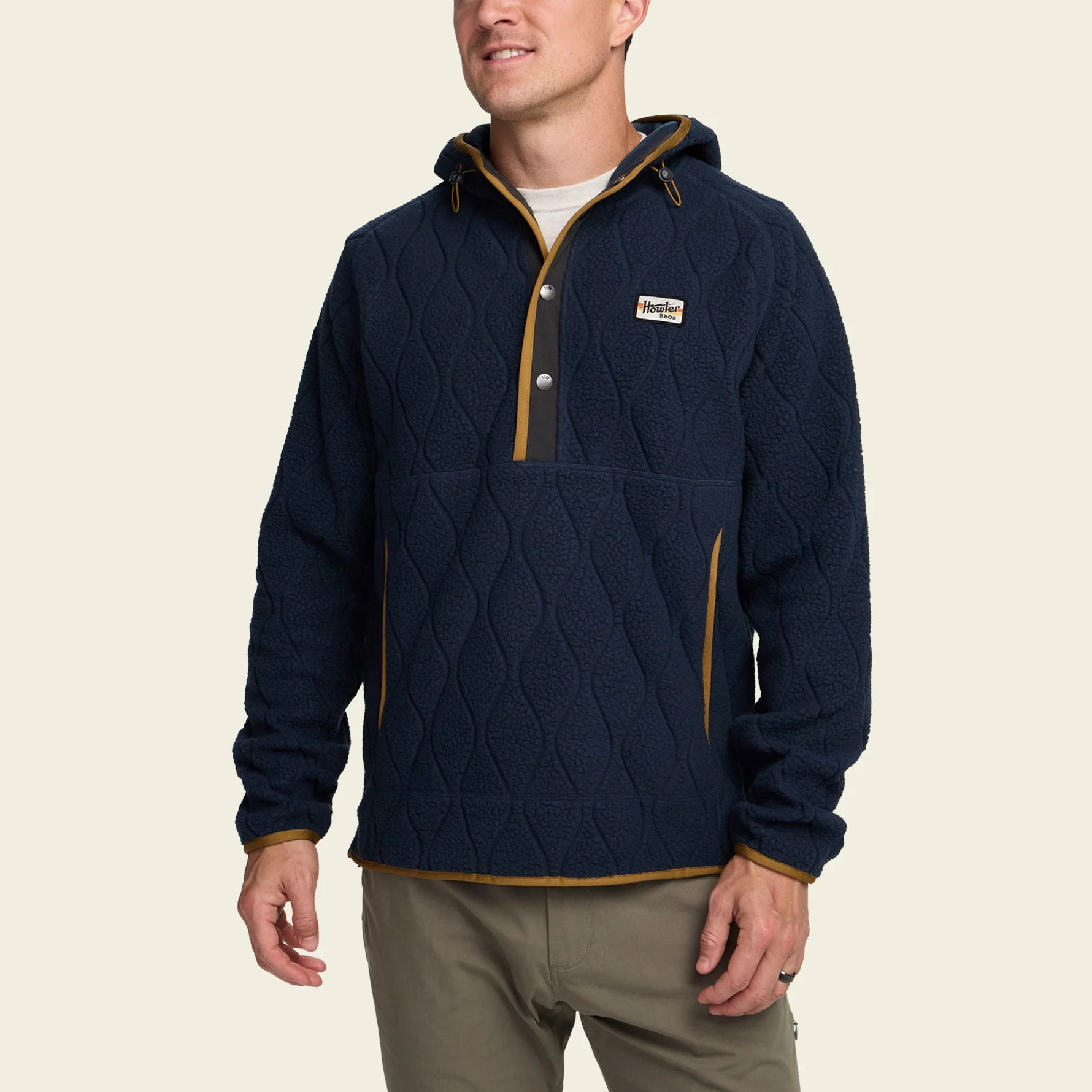 Chisos Hooded Pullover - Capillary Waves : Dark Blue - Image 4