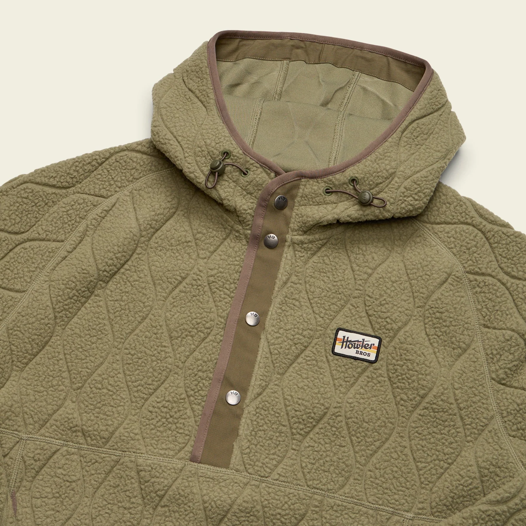 Chisos Hooded Pullover - Capillary Waves : Lichen Green - Image 3