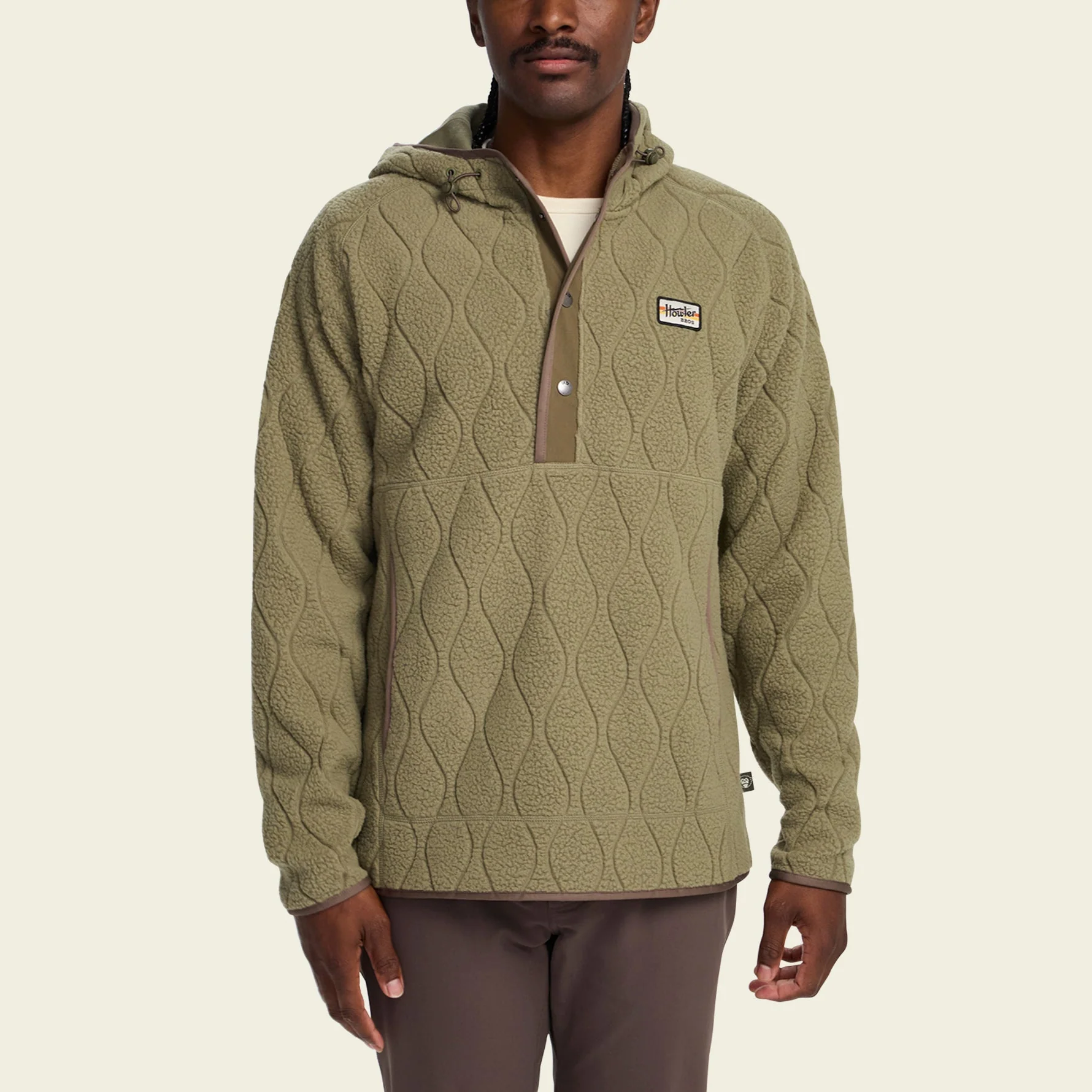 Chisos Hooded Pullover - Capillary Waves : Lichen Green - Image 4