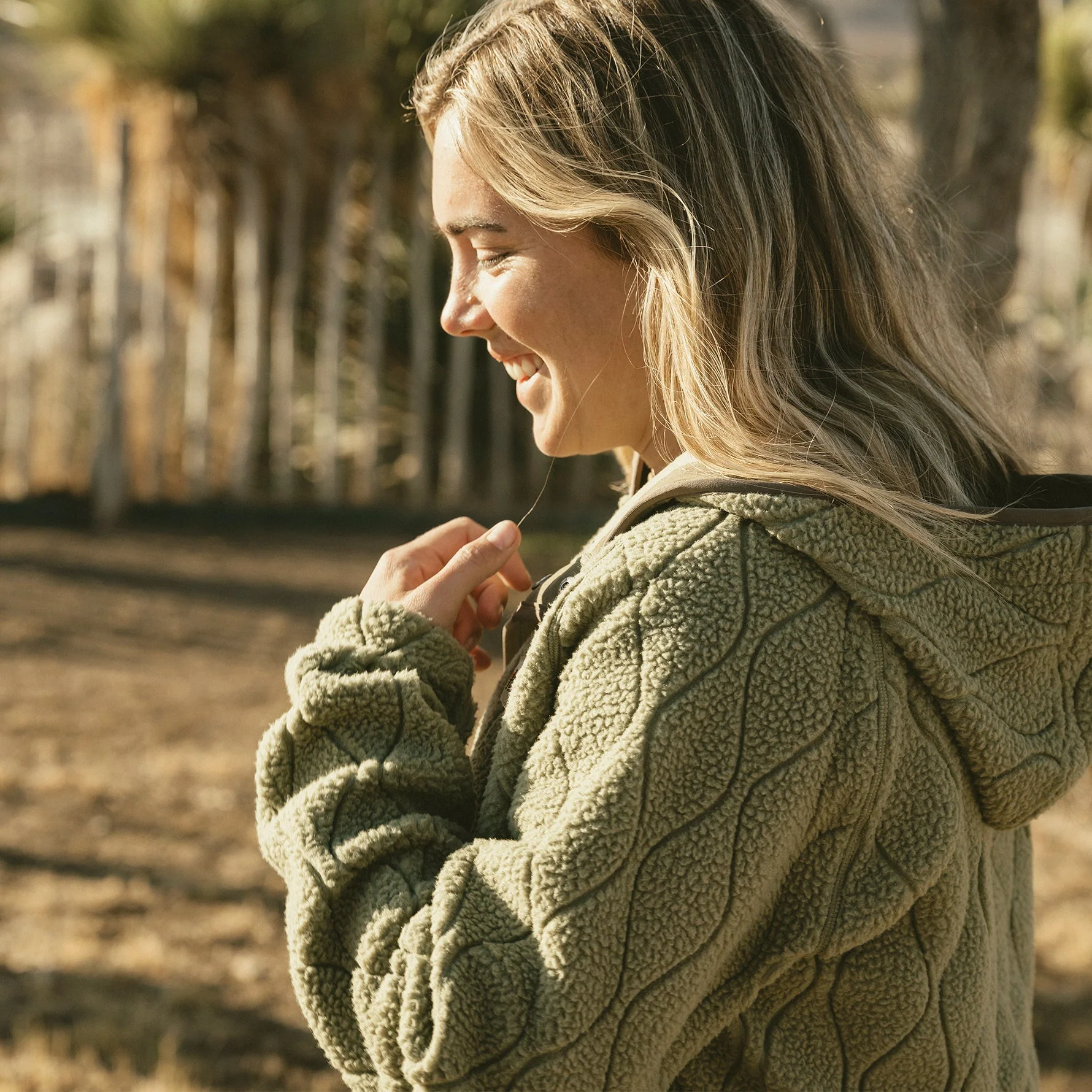 Chisos Hooded Pullover - Capillary Waves : Lichen Green - Image 8