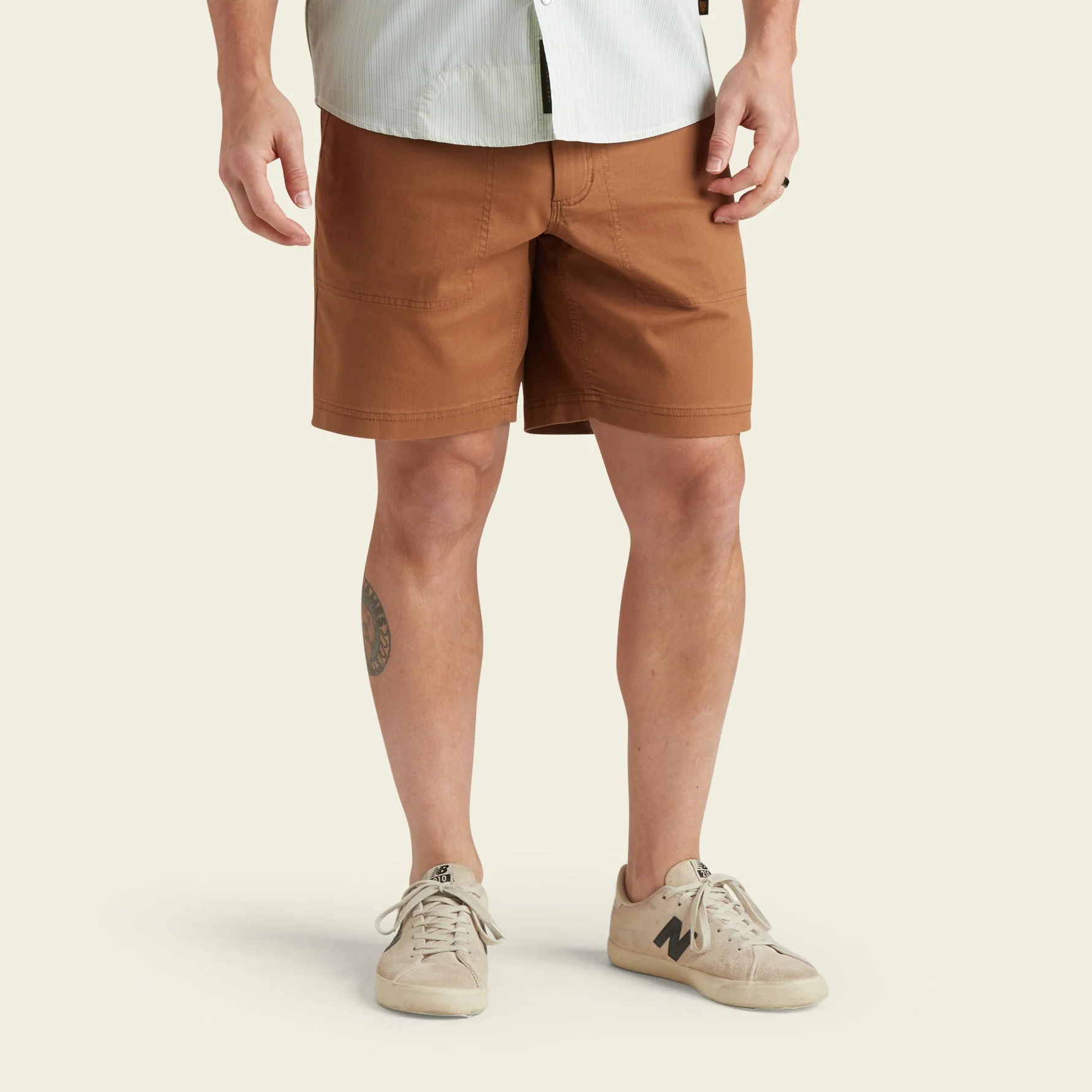 Clarksville Walk Shorts 8" - Duck Brown - Image 3