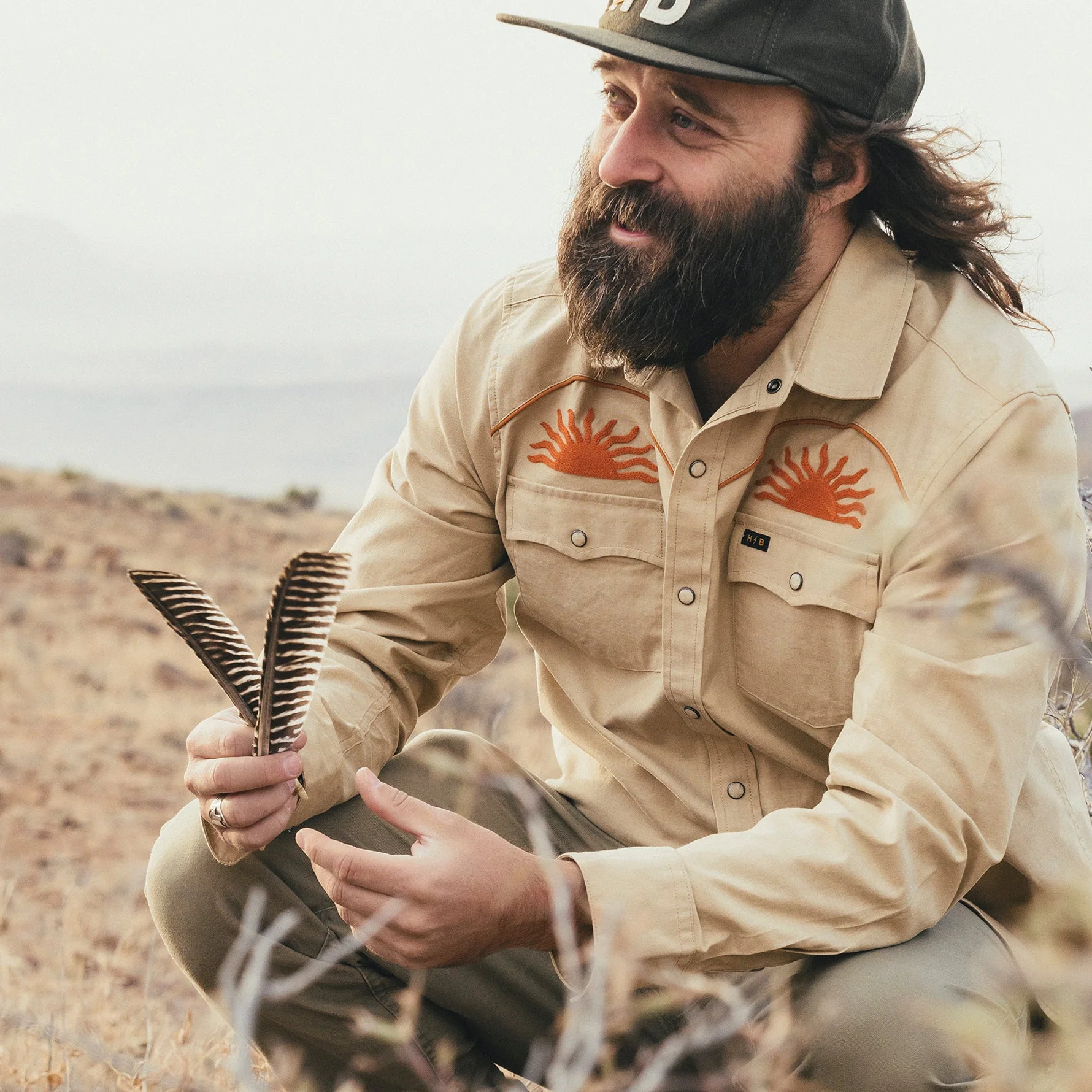 Crosscut Deluxe Snapshirt - El Sol : Gold - Image 2