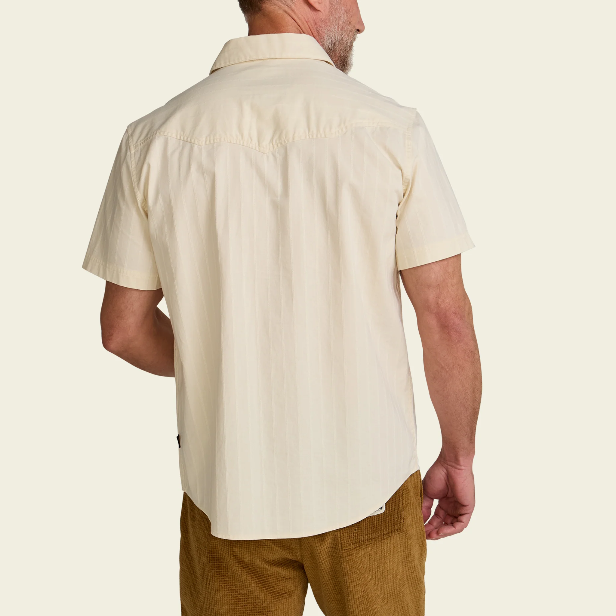 Crosscut Deluxe Shortsleeve Shirt - Fowl Play : Off White Dobby - Image 6