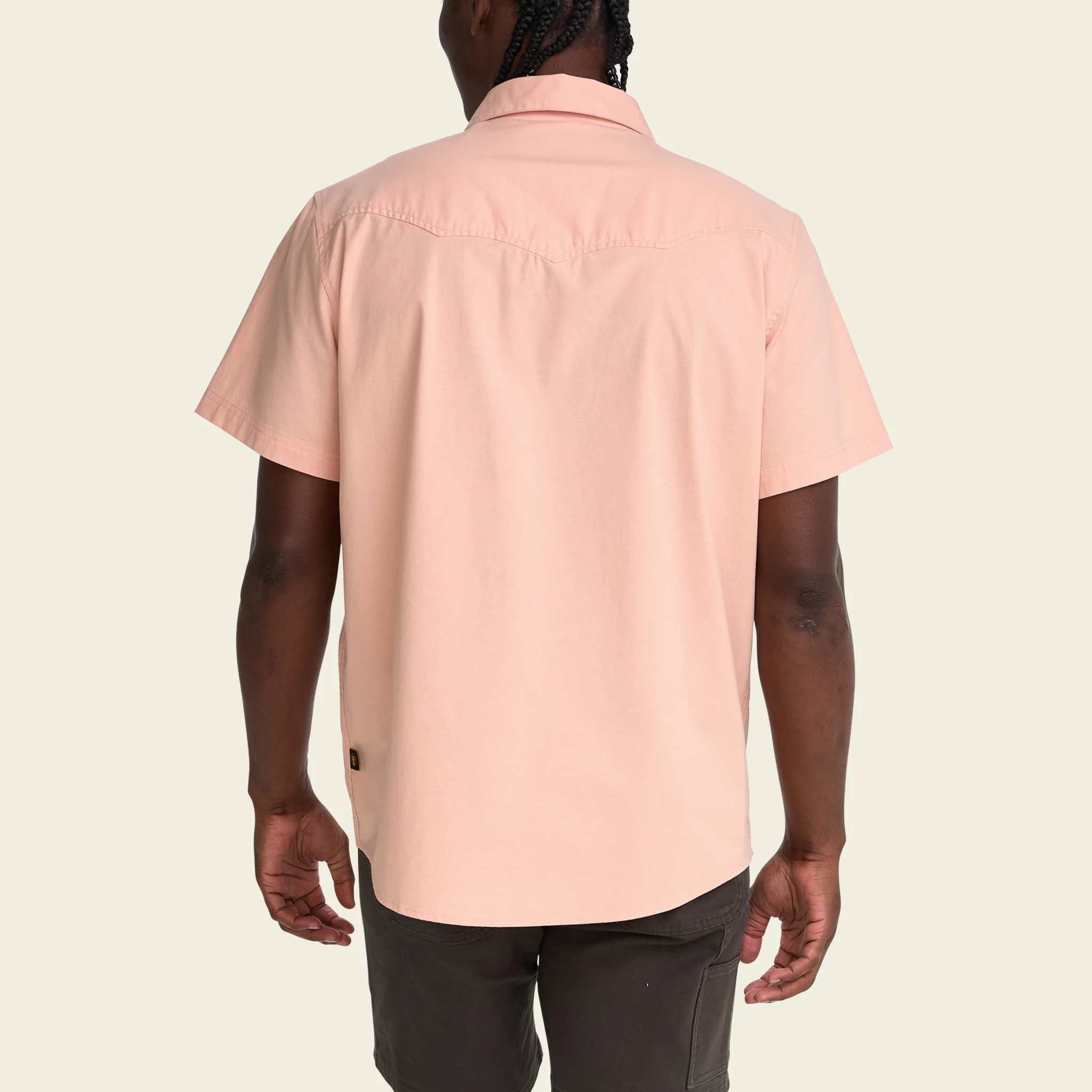Crosscut Deluxe Shortsleeve Shirt - Seagrass : Coral Oxford - Image 6