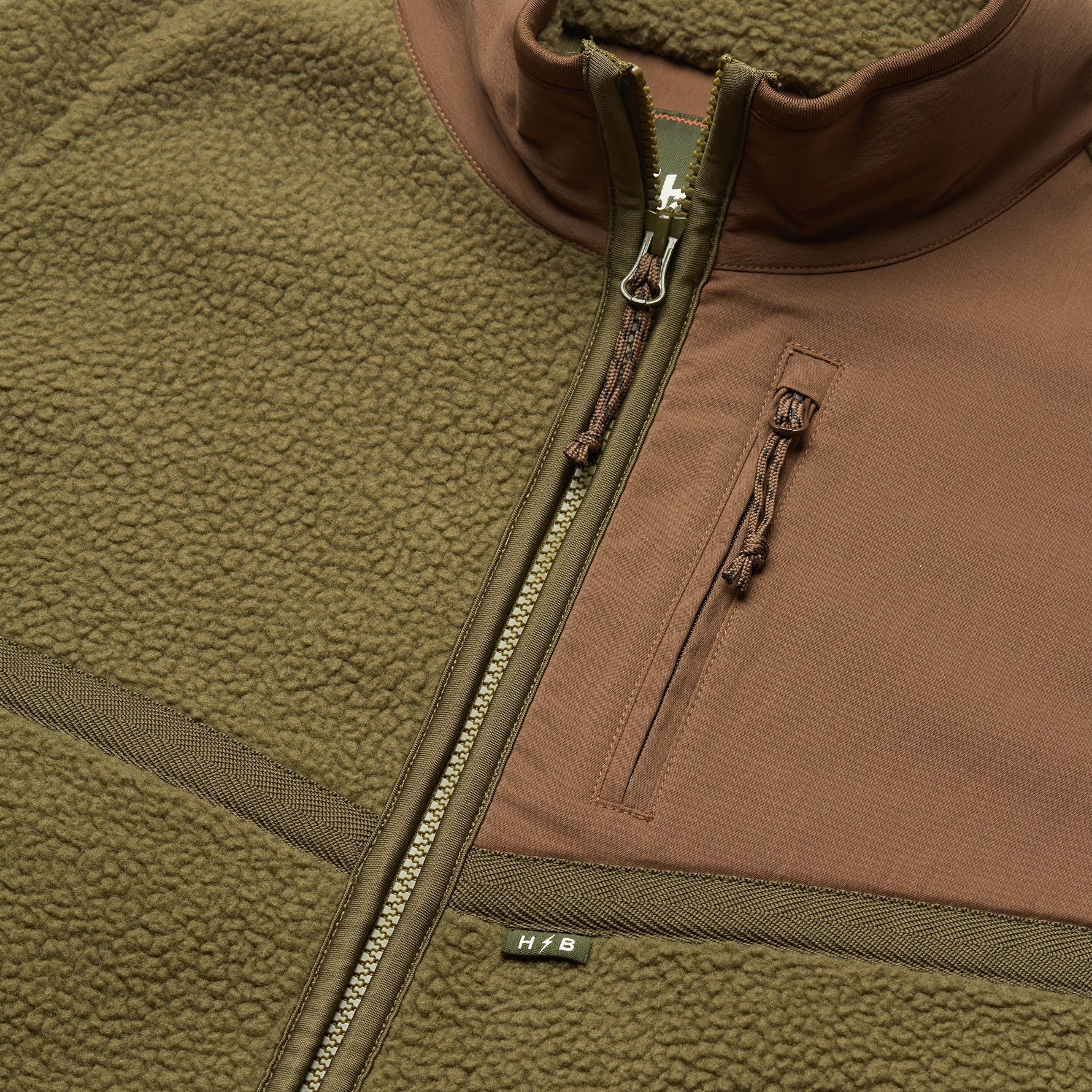 Crozet Fleece Jacket - Olivetree - Image 3