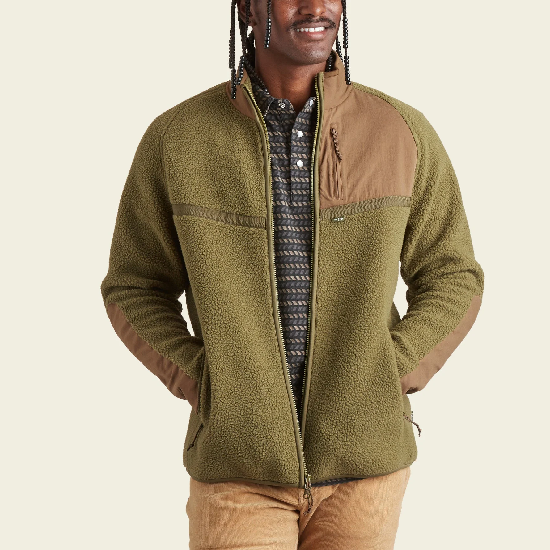 Crozet Fleece Jacket - Olivetree - Image 4