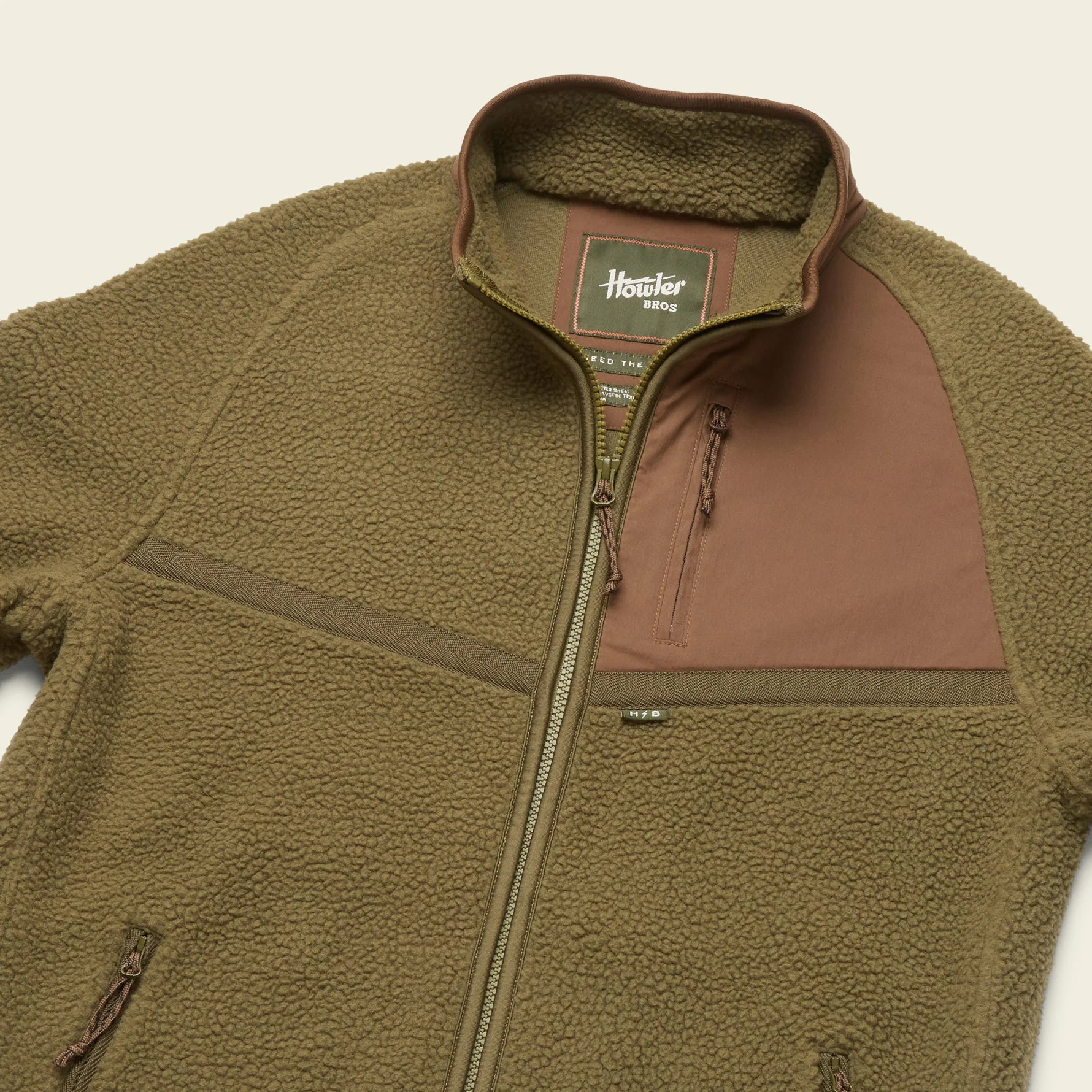 Crozet Fleece Jacket - Olivetree - Image 6