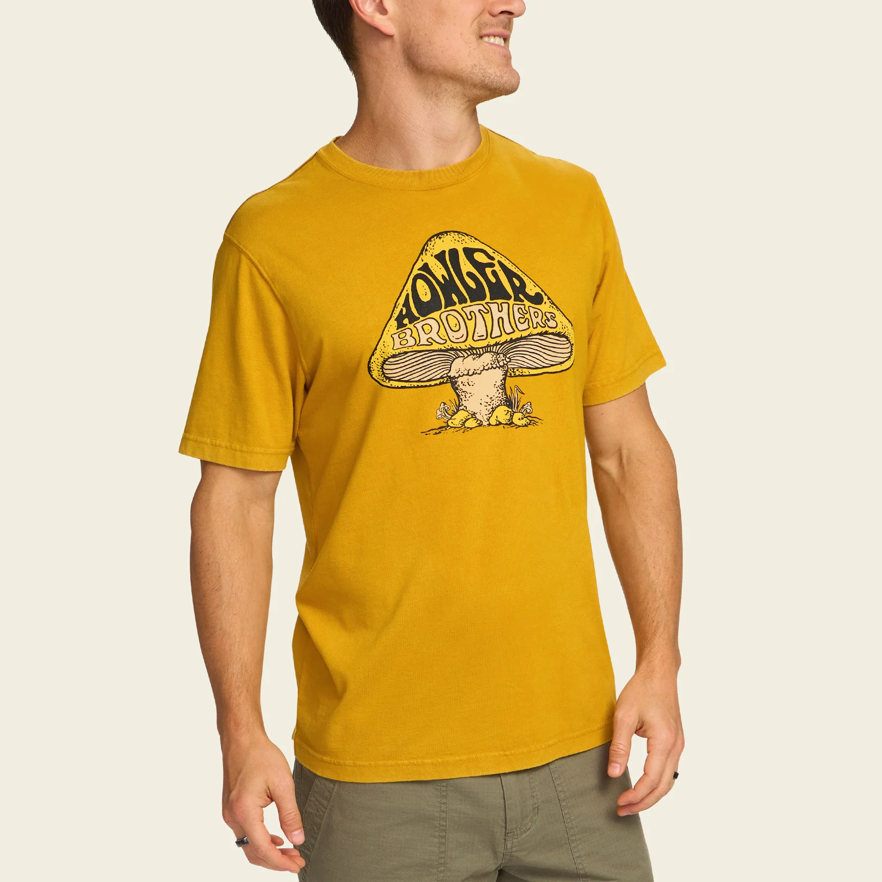 Daydream Believer Cotton T-Shirt - Gold - Image 3
