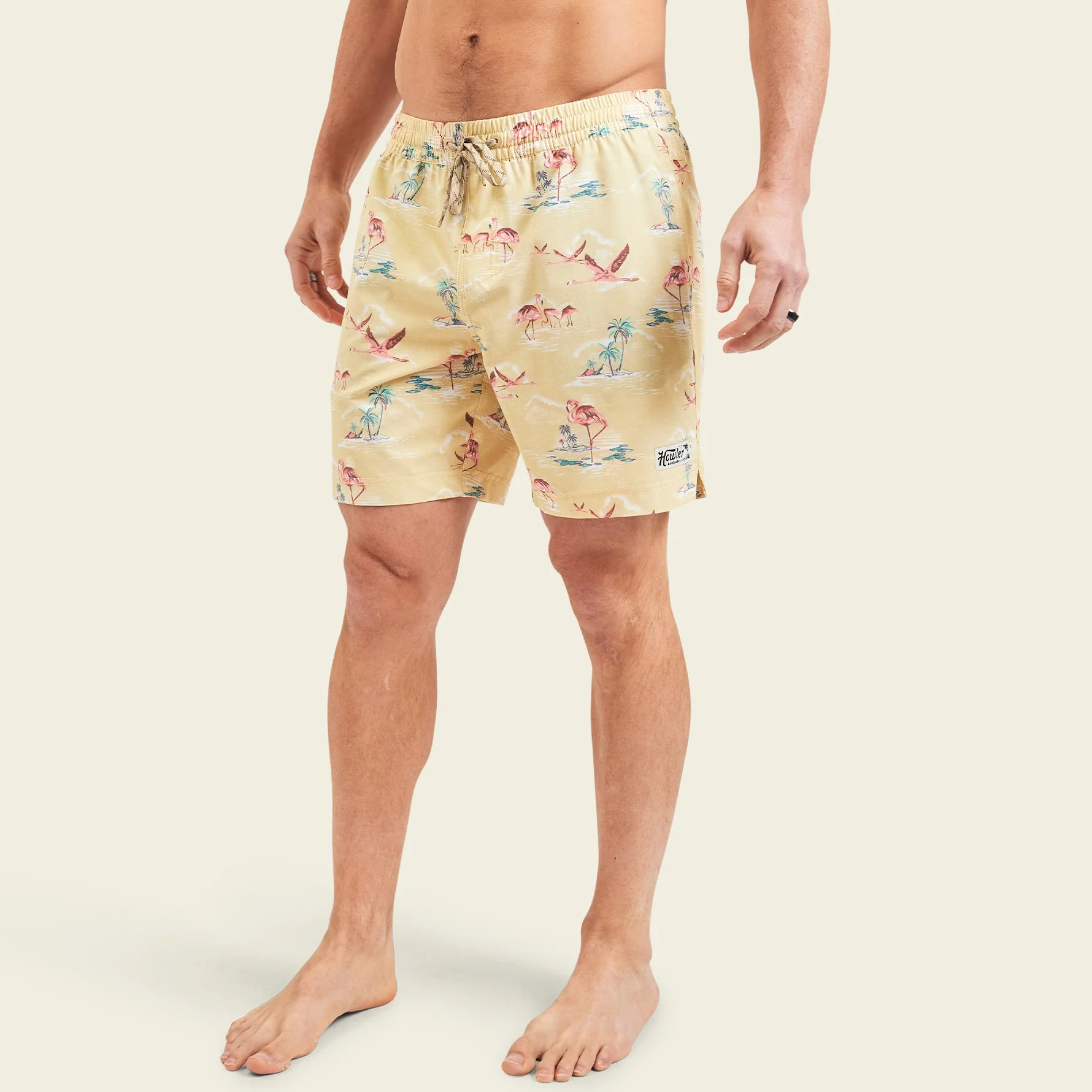 Deep Set Boardshorts 17" - Flamingos - Image 3