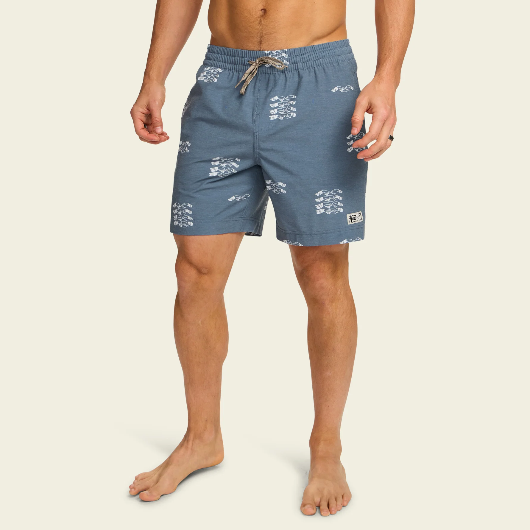 Deep Set Boardshorts 17" - Flocka Seagulls : Key Largo - Image 3