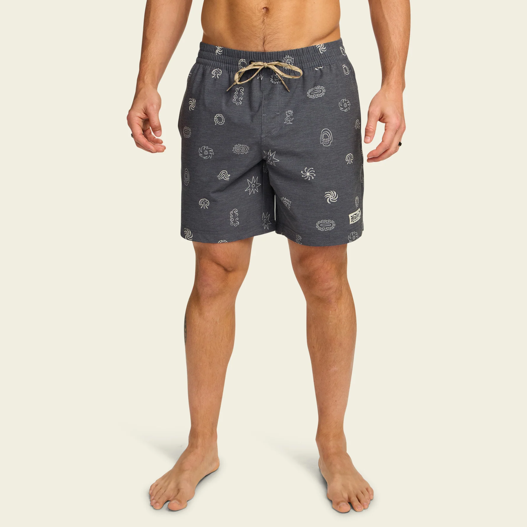 Deep Set Boardshorts 17" - Mementos : Black - Image 3