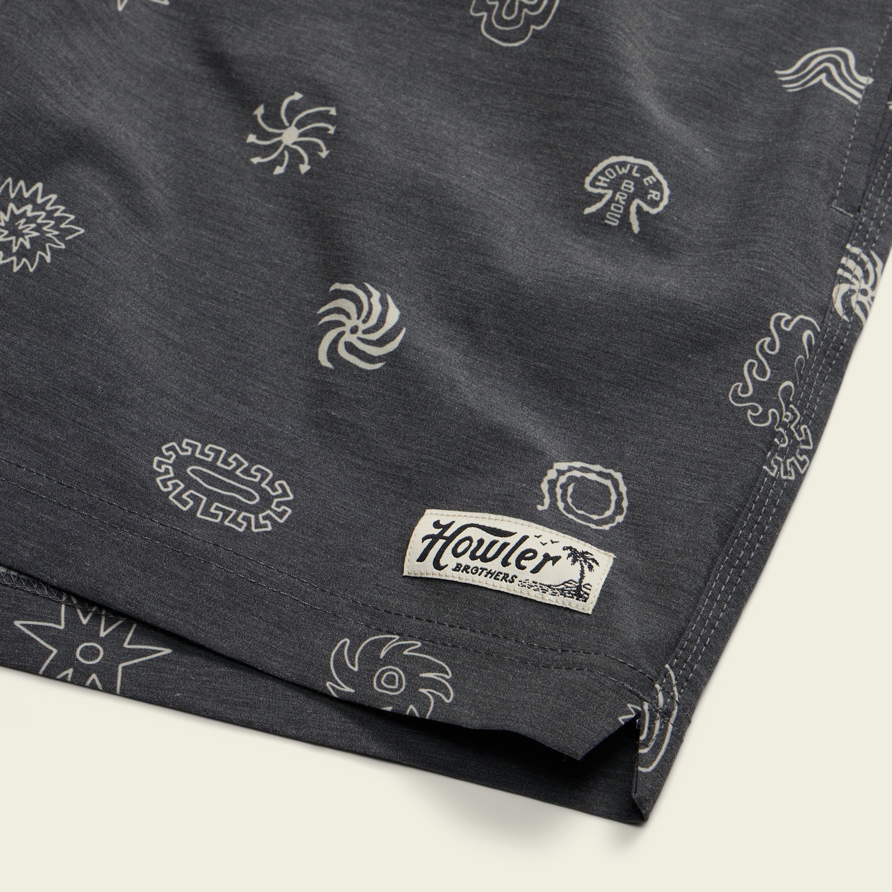 Deep Set Boardshorts 17" - Mementos : Black - Image 6