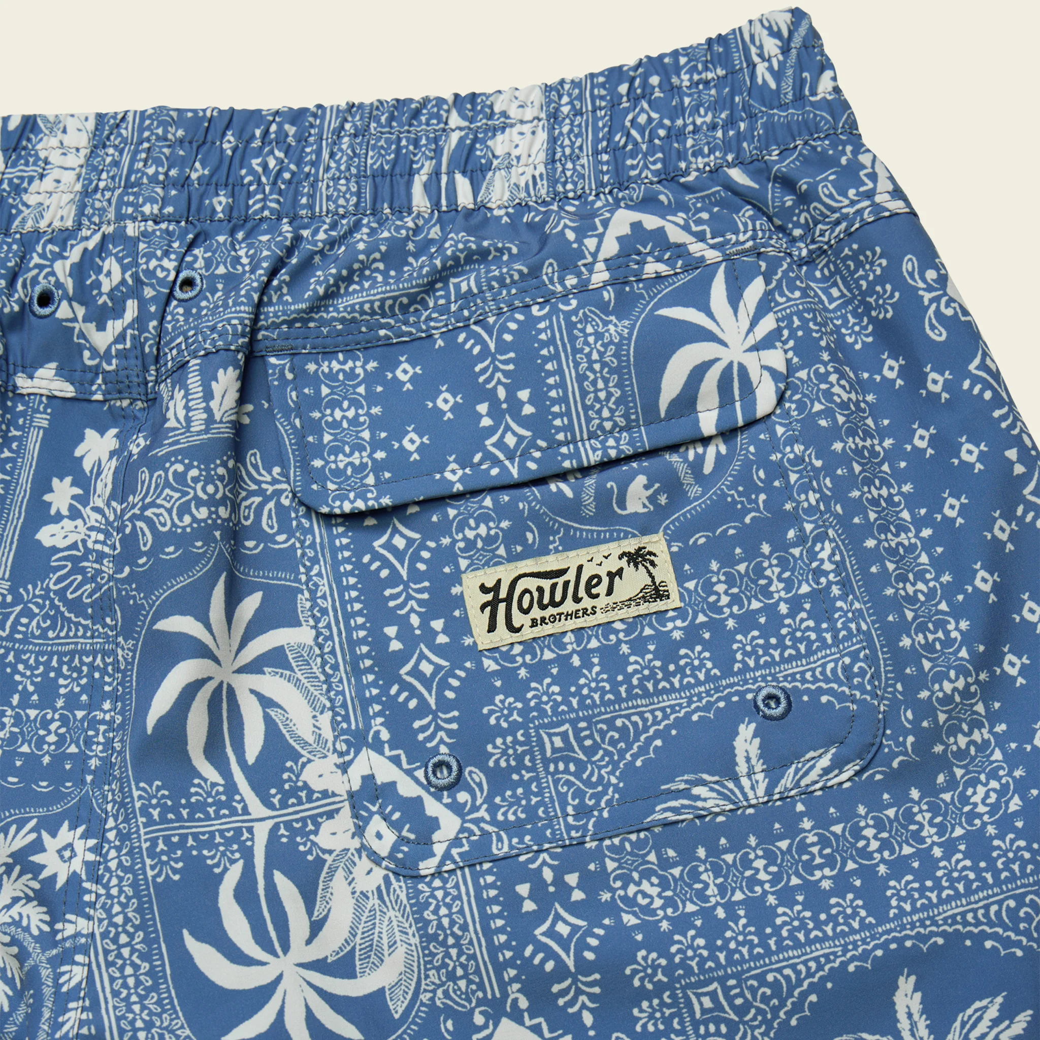 Deep Set Boardshorts - Palmetto Prophecy : Storm Blue - Image 6