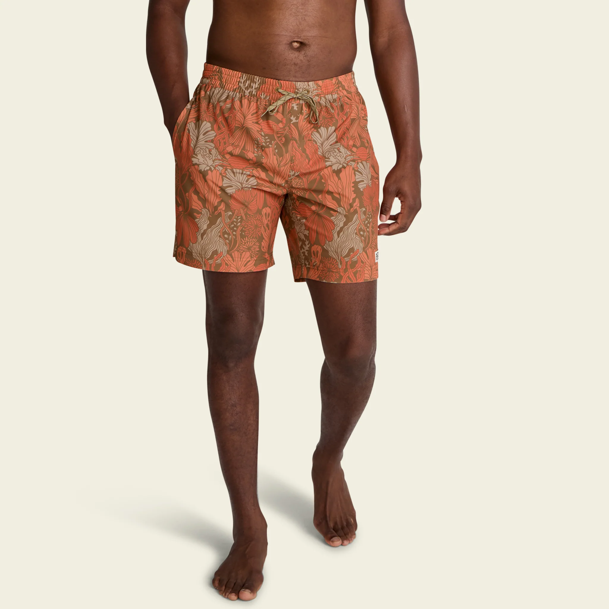 Deep Set Boardshorts - Reef Madness : Tangerine - Image 3