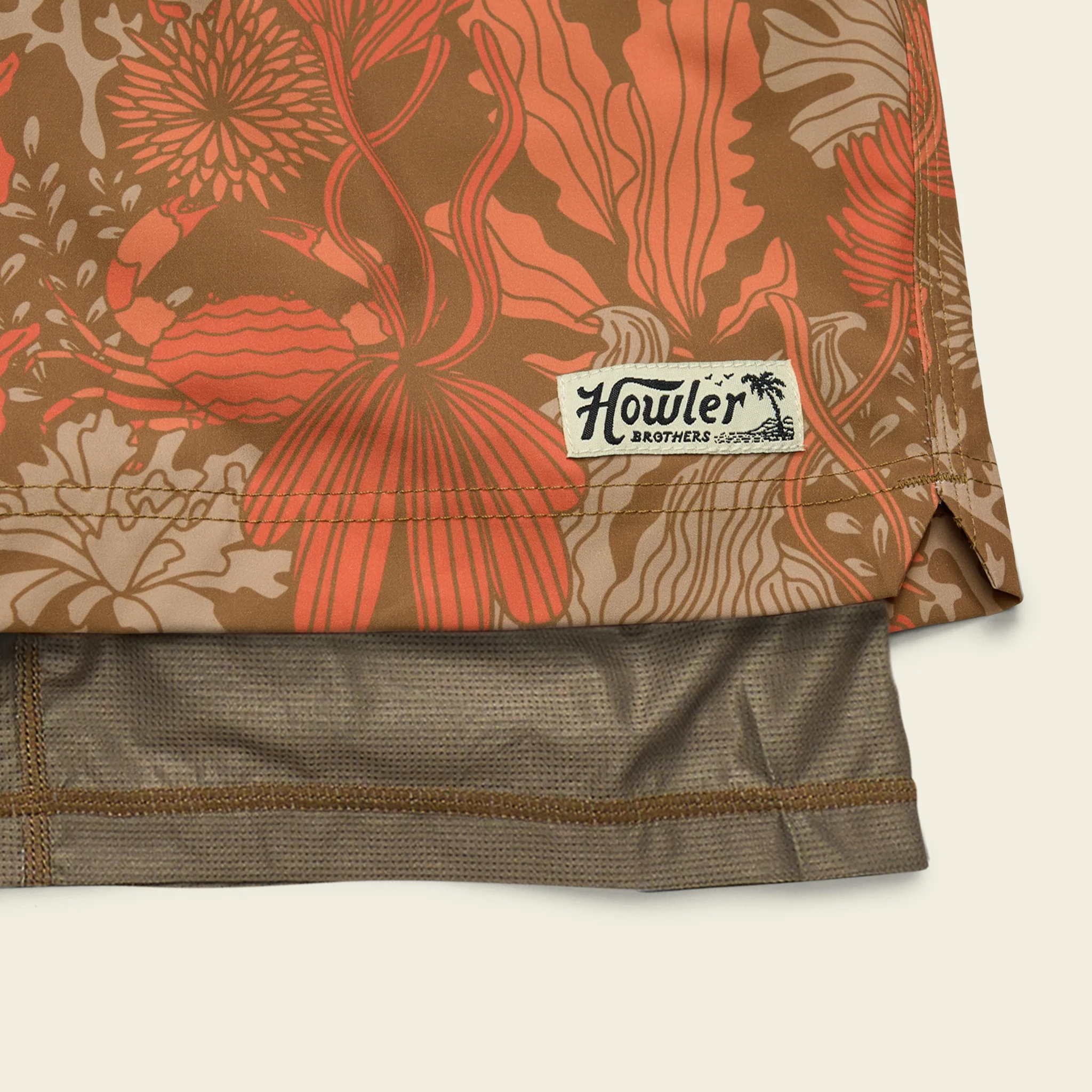 Deep Set Boardshorts - Reef Madness : Tangerine - Image 5