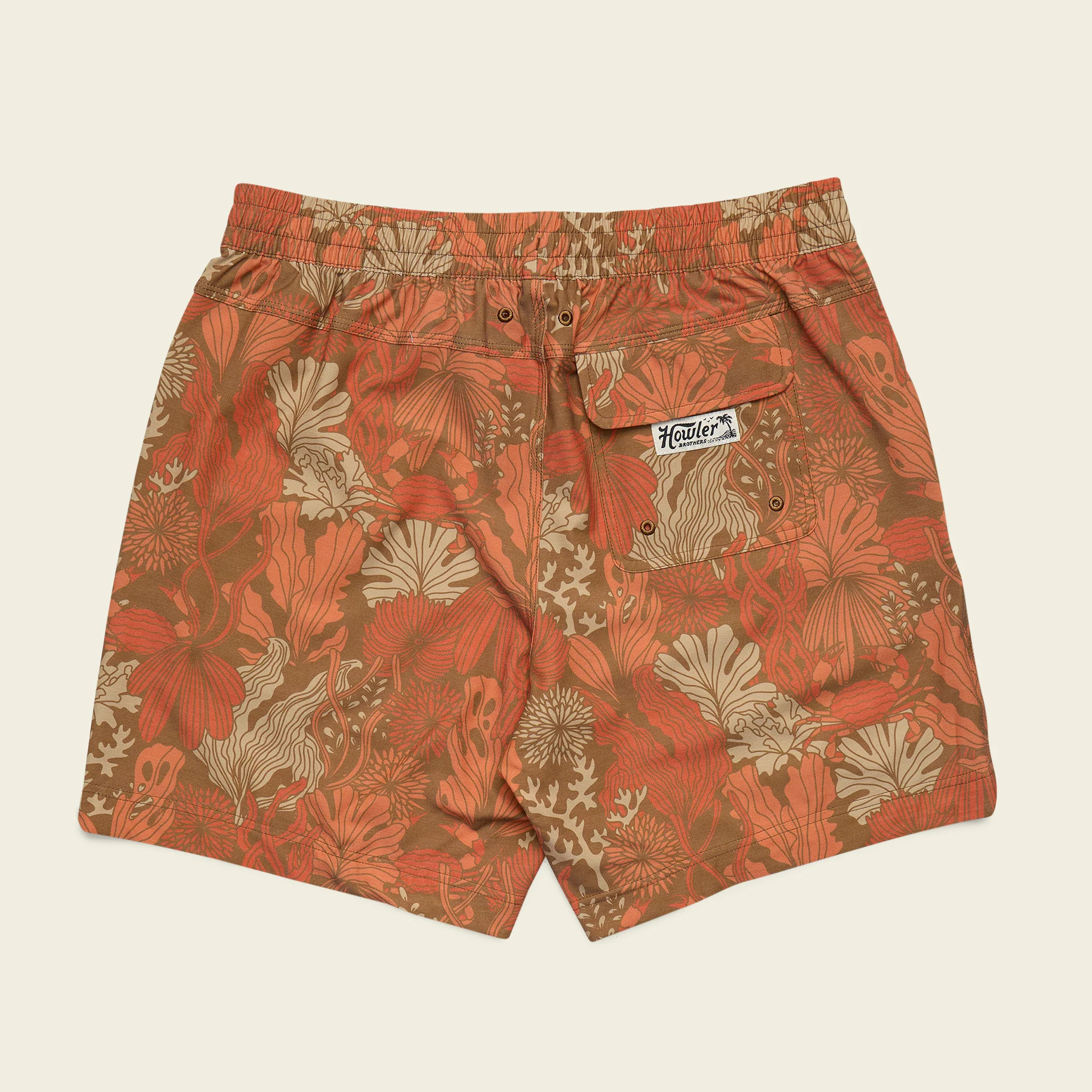 Deep Set Boardshorts - Reef Madness : Tangerine - Image 8
