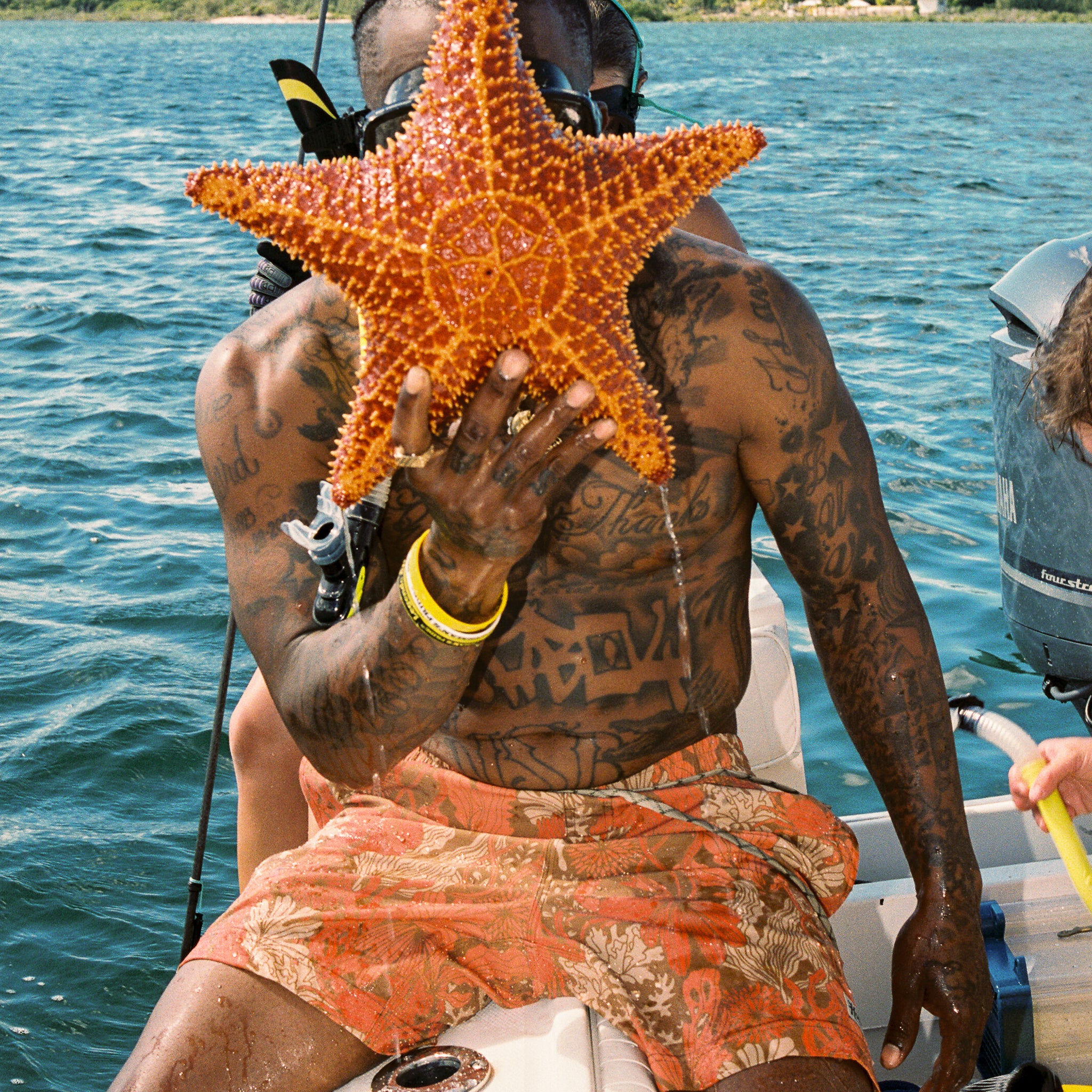 Deep Set Boardshorts - Reef Madness : Tangerine - Image 9