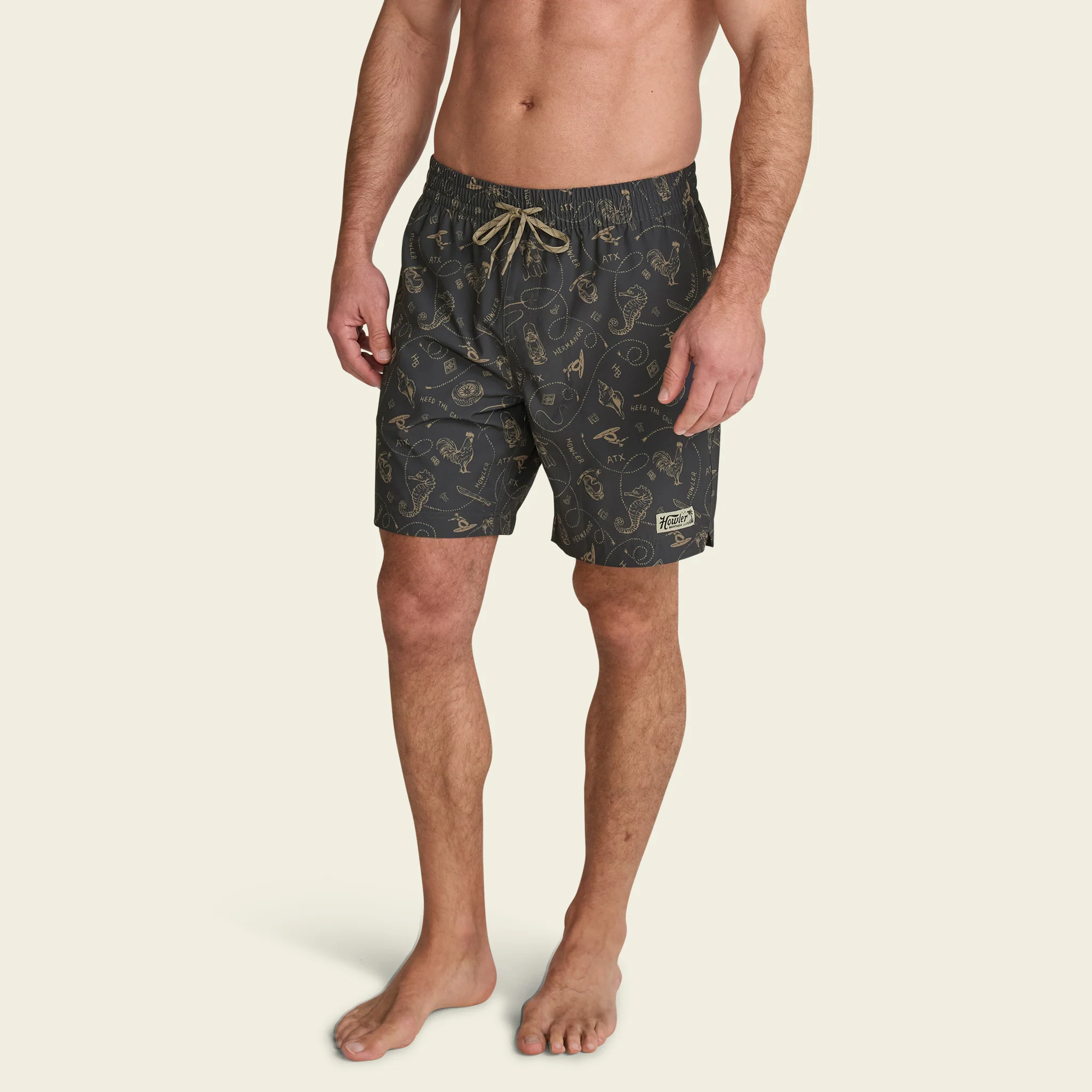 Deep Set Boardshorts - Sea Rodeo : Antique Black - Image 3