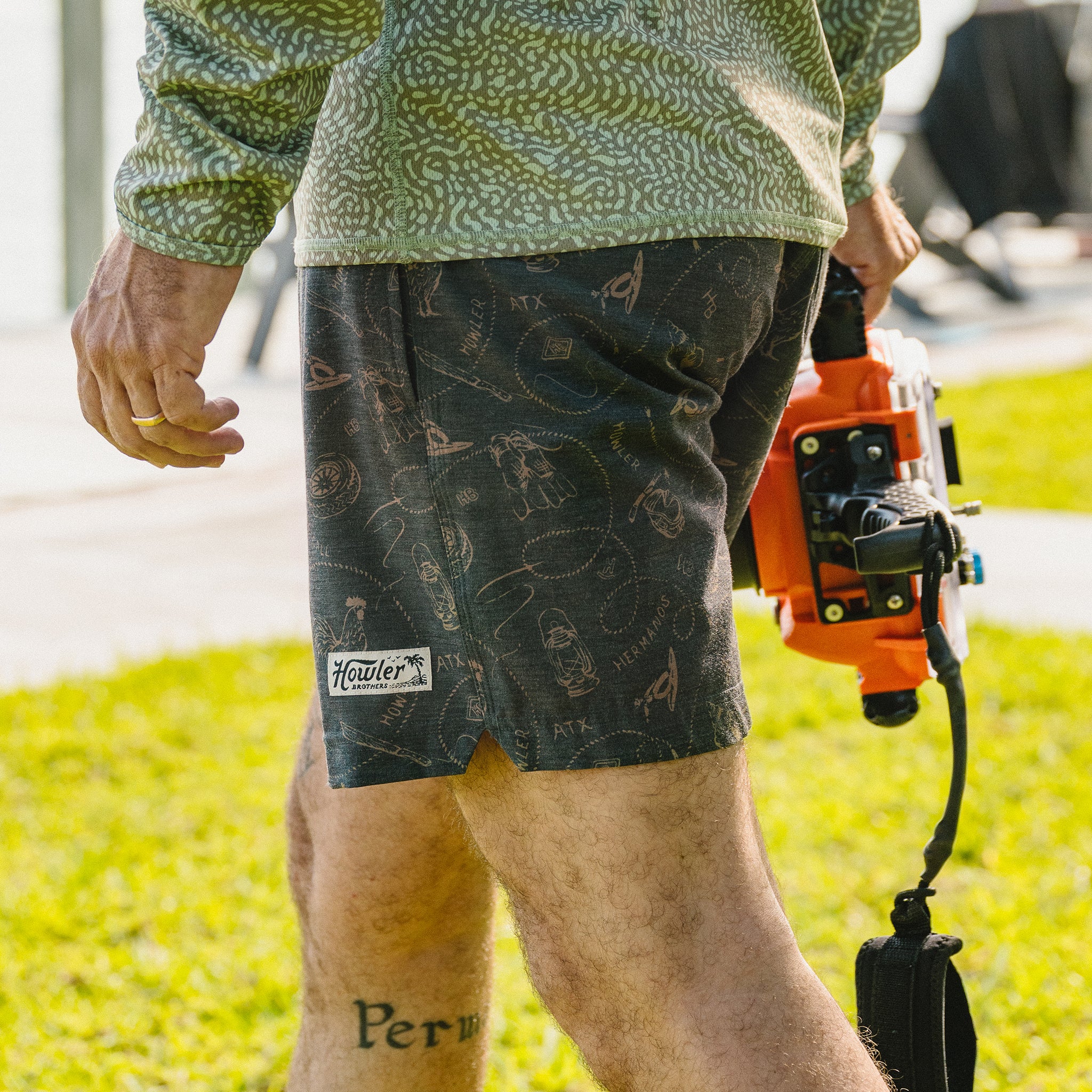 Deep Set Boardshorts - Sea Rodeo : Antique Black - Image 9