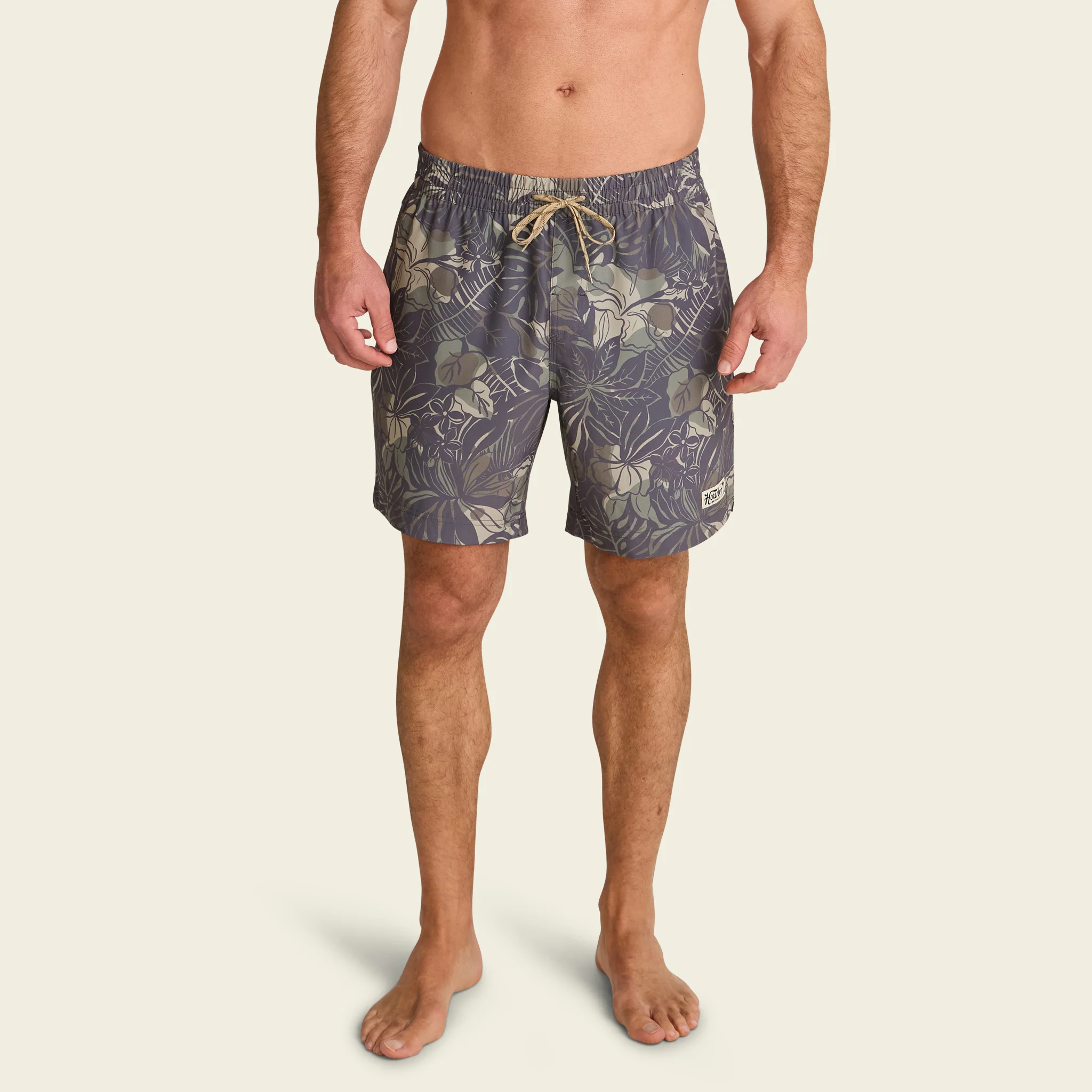 Deep Set Boardshorts - Tropic Noir : Antique Black - Image 3