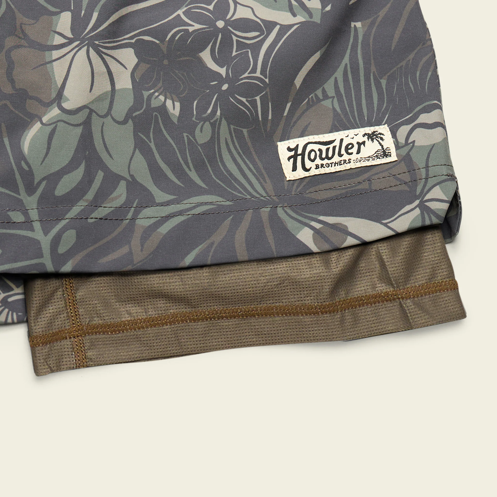 Deep Set Boardshorts - Tropic Noir : Antique Black - Image 5