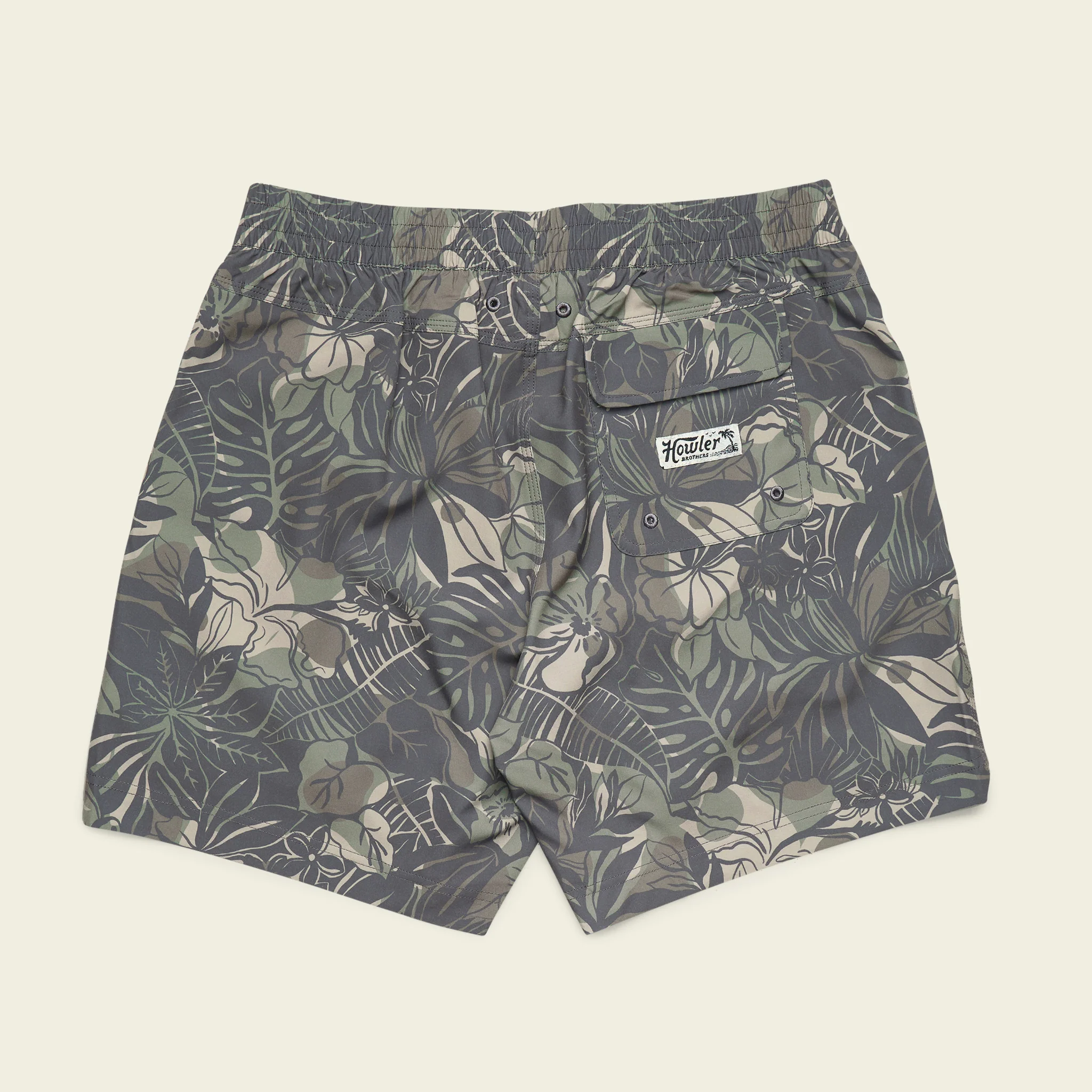 Deep Set Boardshorts - Tropic Noir : Antique Black - Image 7