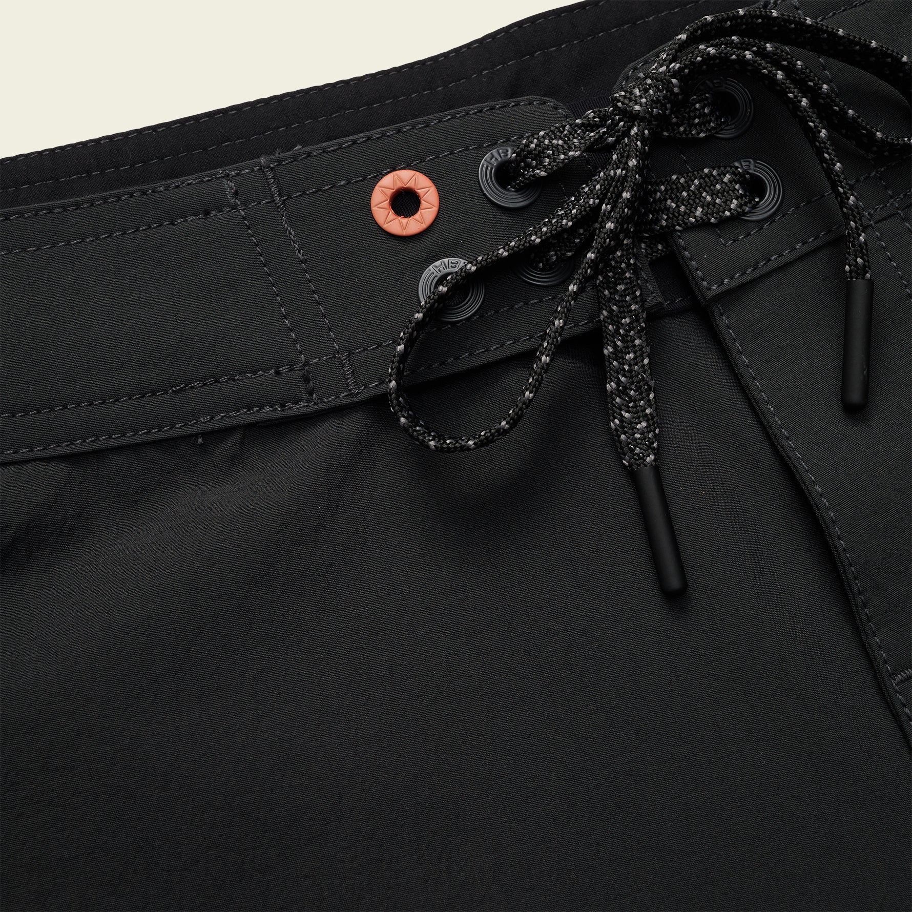 Del Este Performance Boardshorts 17" - Fortune Teller : Antique Black - Image 6