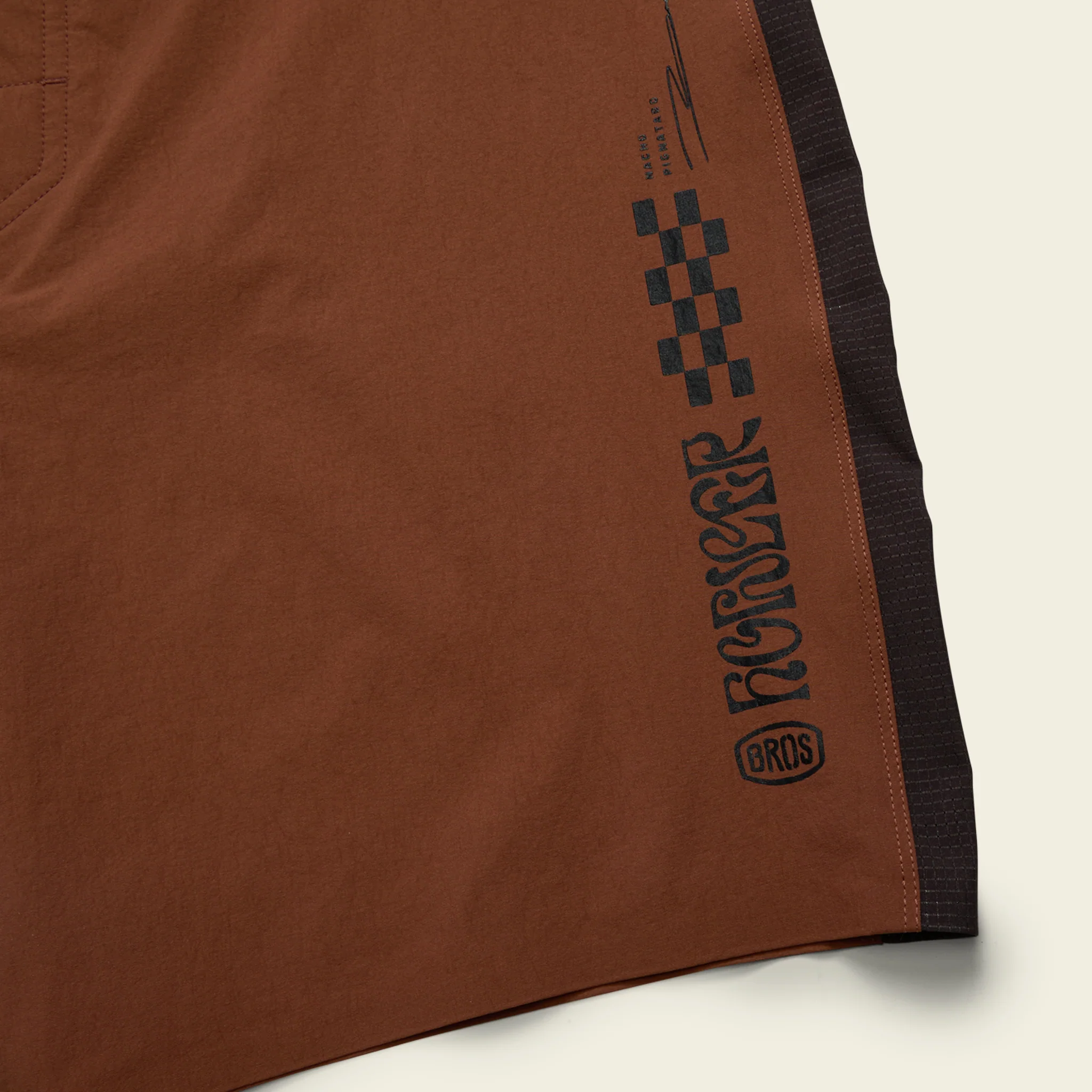 Del Este Boardshorts - Seagrass : Mink Brown - Image 4