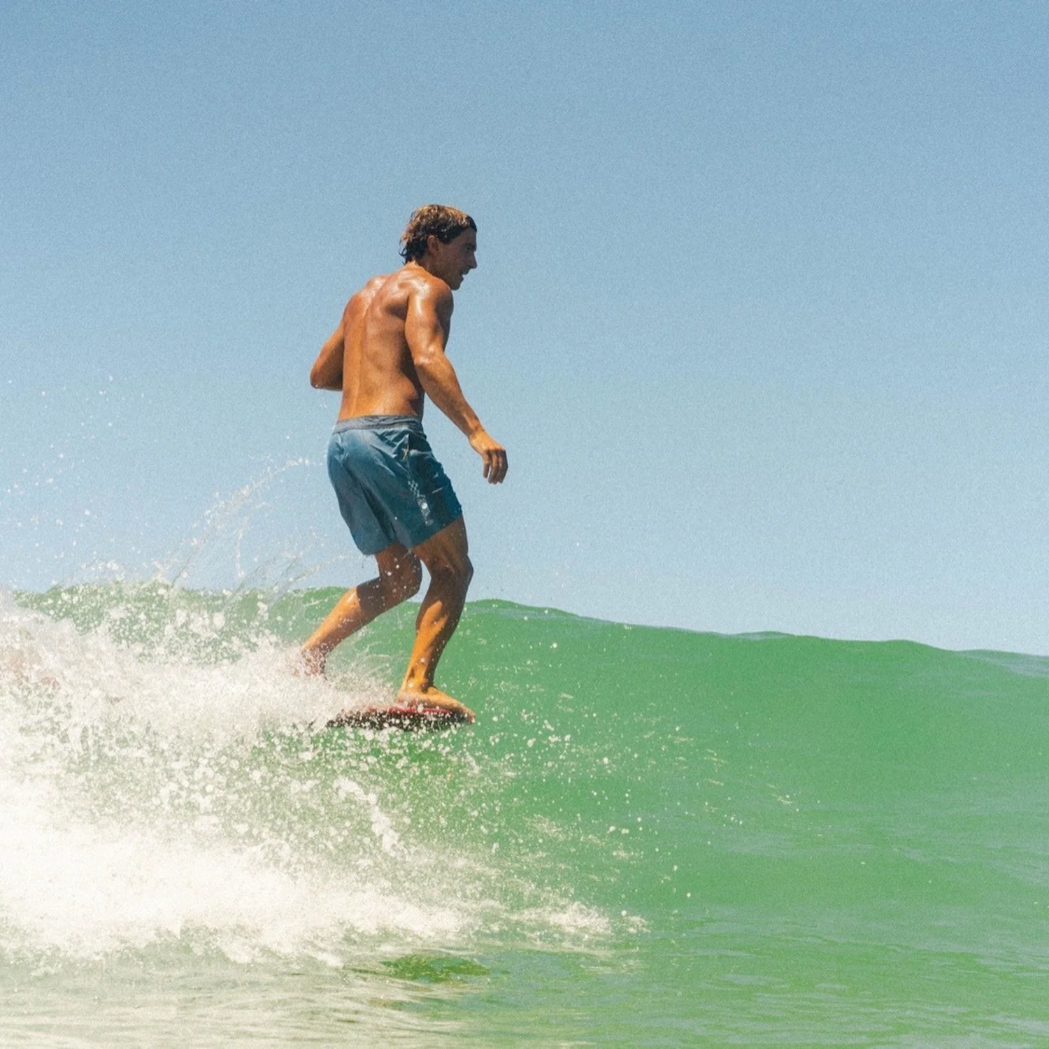 Del Este Performance Boardshorts 17" - Nacho Sol : Blue Mirage - Image 3