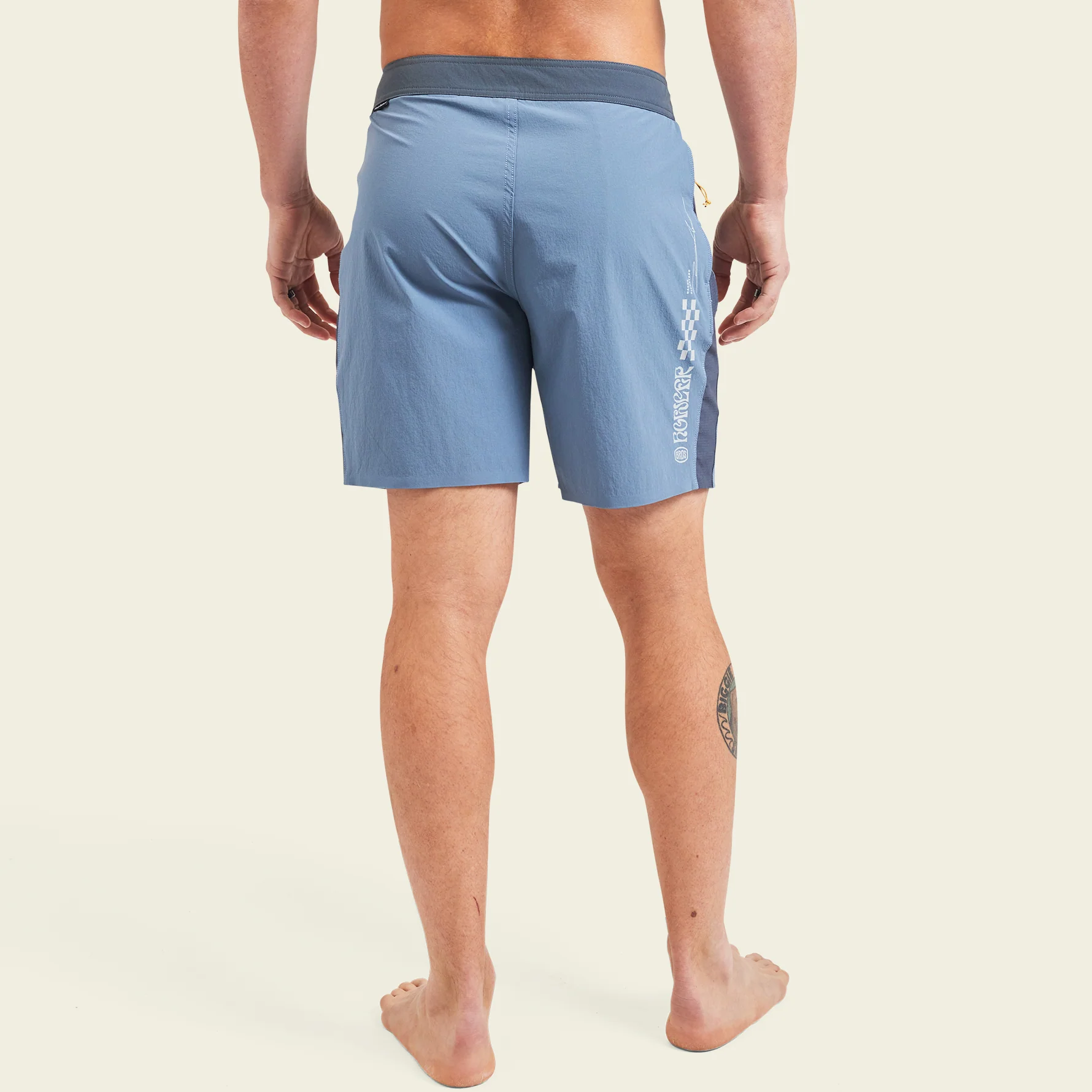 Del Este Performance Boardshorts 17" - Nacho Sol : Blue Mirage - Image 6
